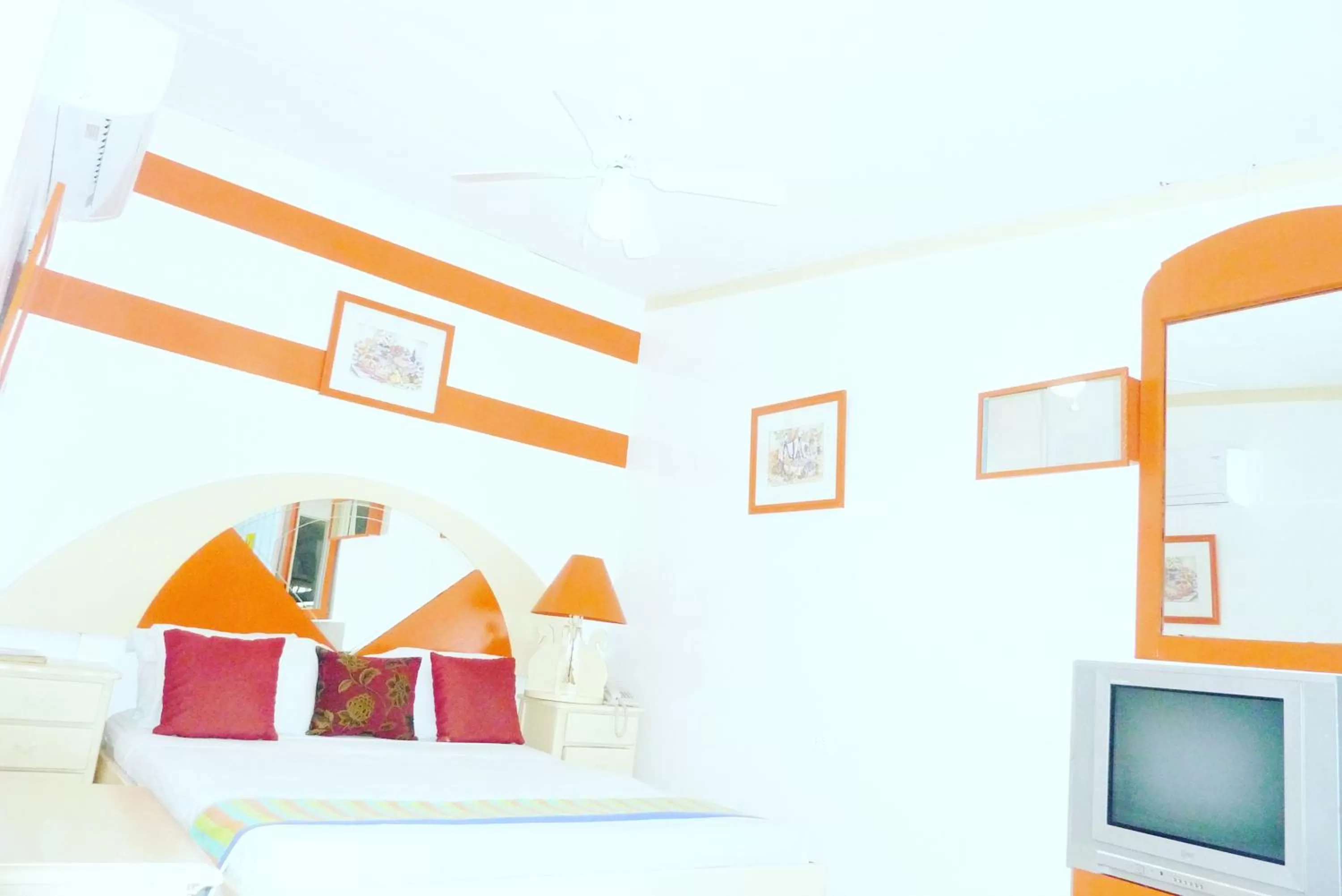 Bed in Hotel Ivania´s