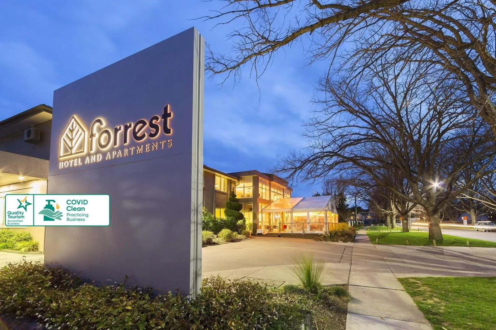 Property building in Forrest Hotel & Apartments