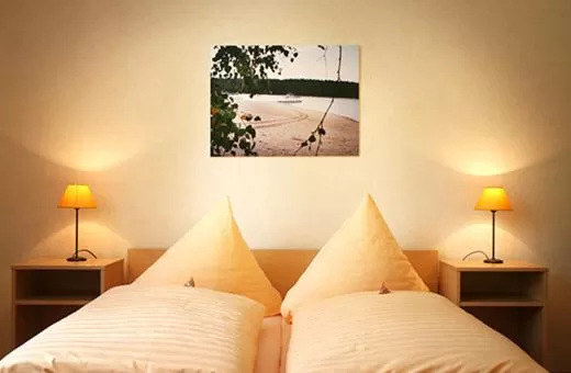 Photo of the whole room, Bed in Bernsteinsee Hotel&Ferien