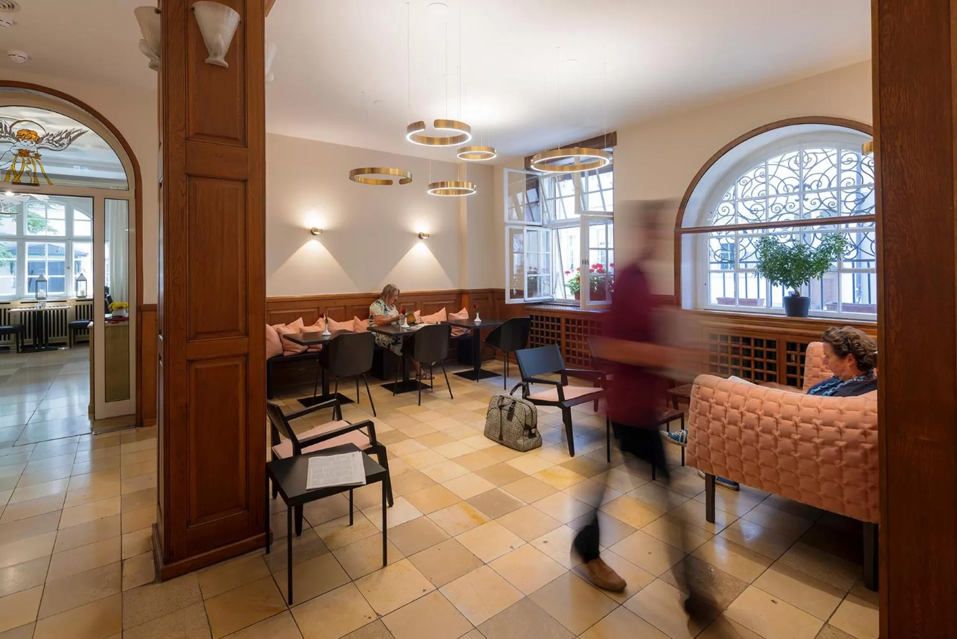 Lobby or reception in Hotel Minerva