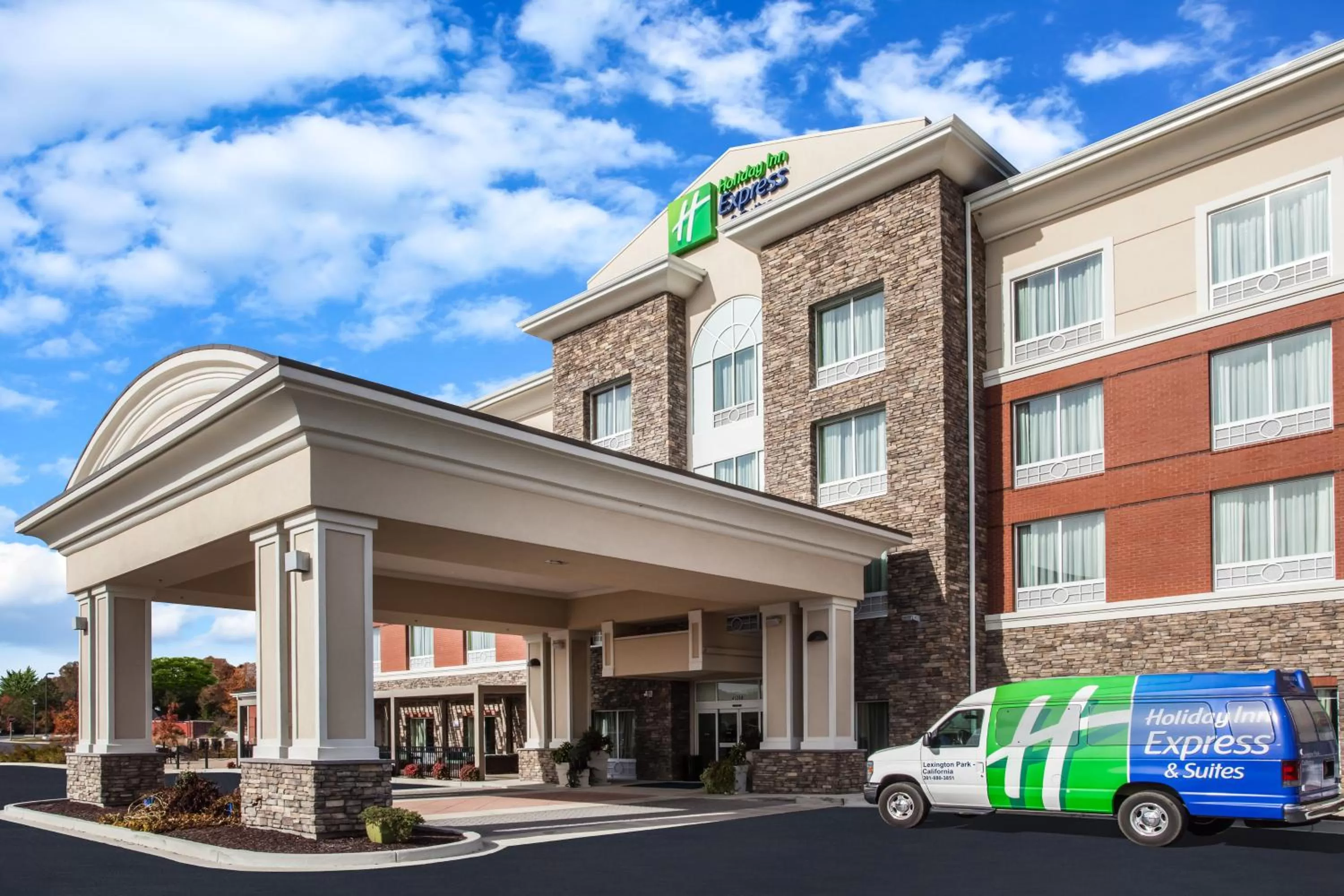 Property building in Holiday Inn Express & Suites Lexington Park California by IHG