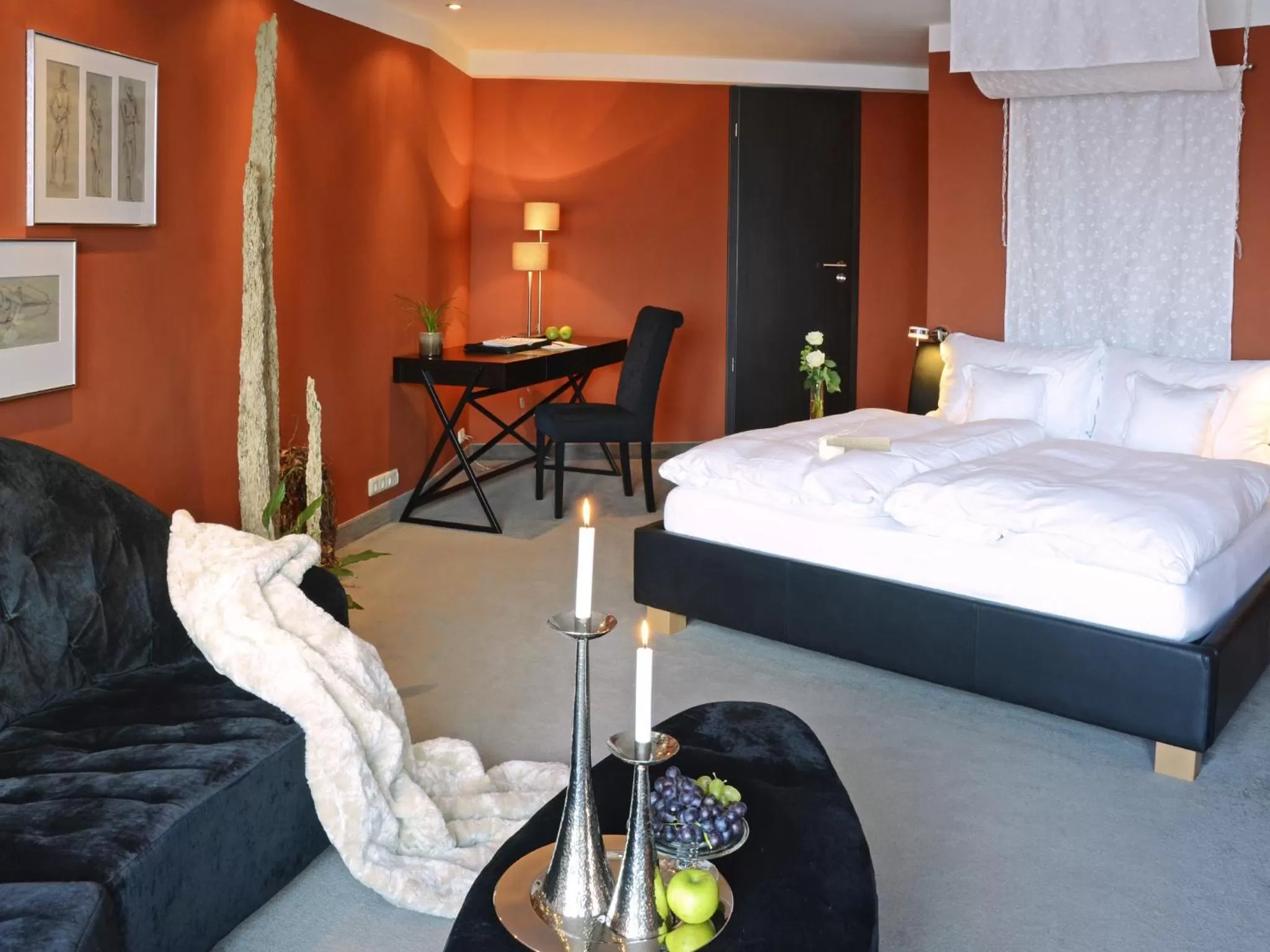 Photo of the whole room, Bed in Rosendomizil