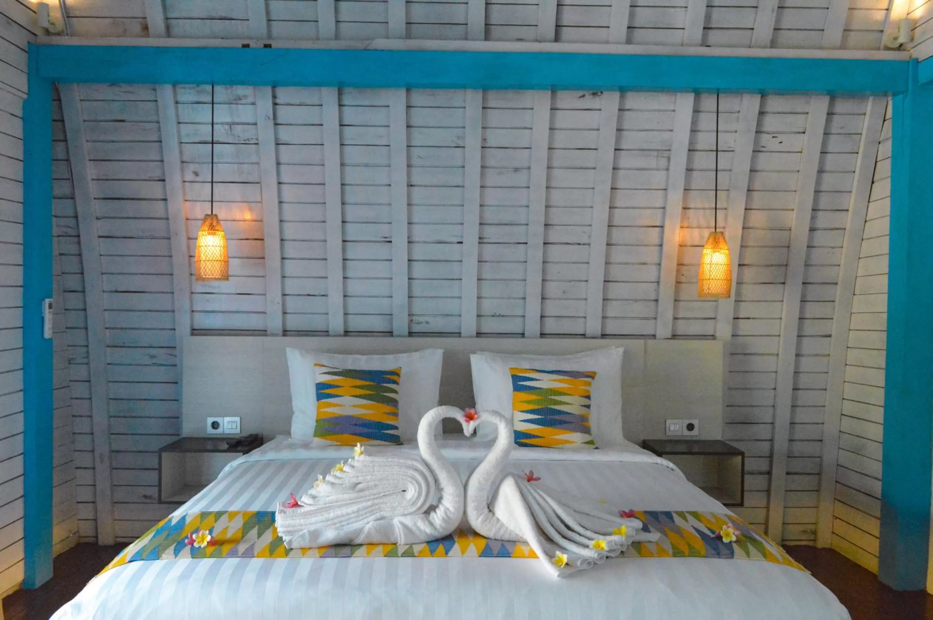 Bed in The MG Villa & SPA