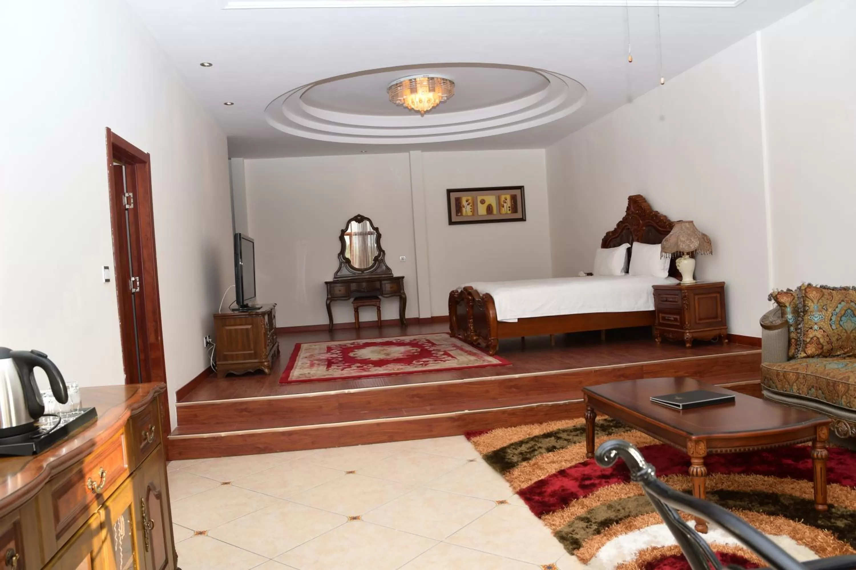 Bed in Victoria Beach Hotel