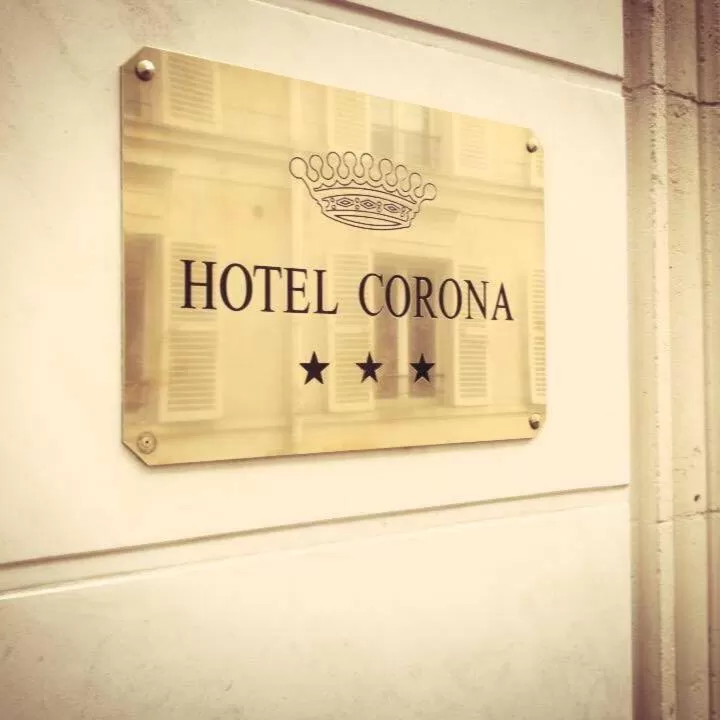 Property logo or sign in Hotel Corona -Rodier-