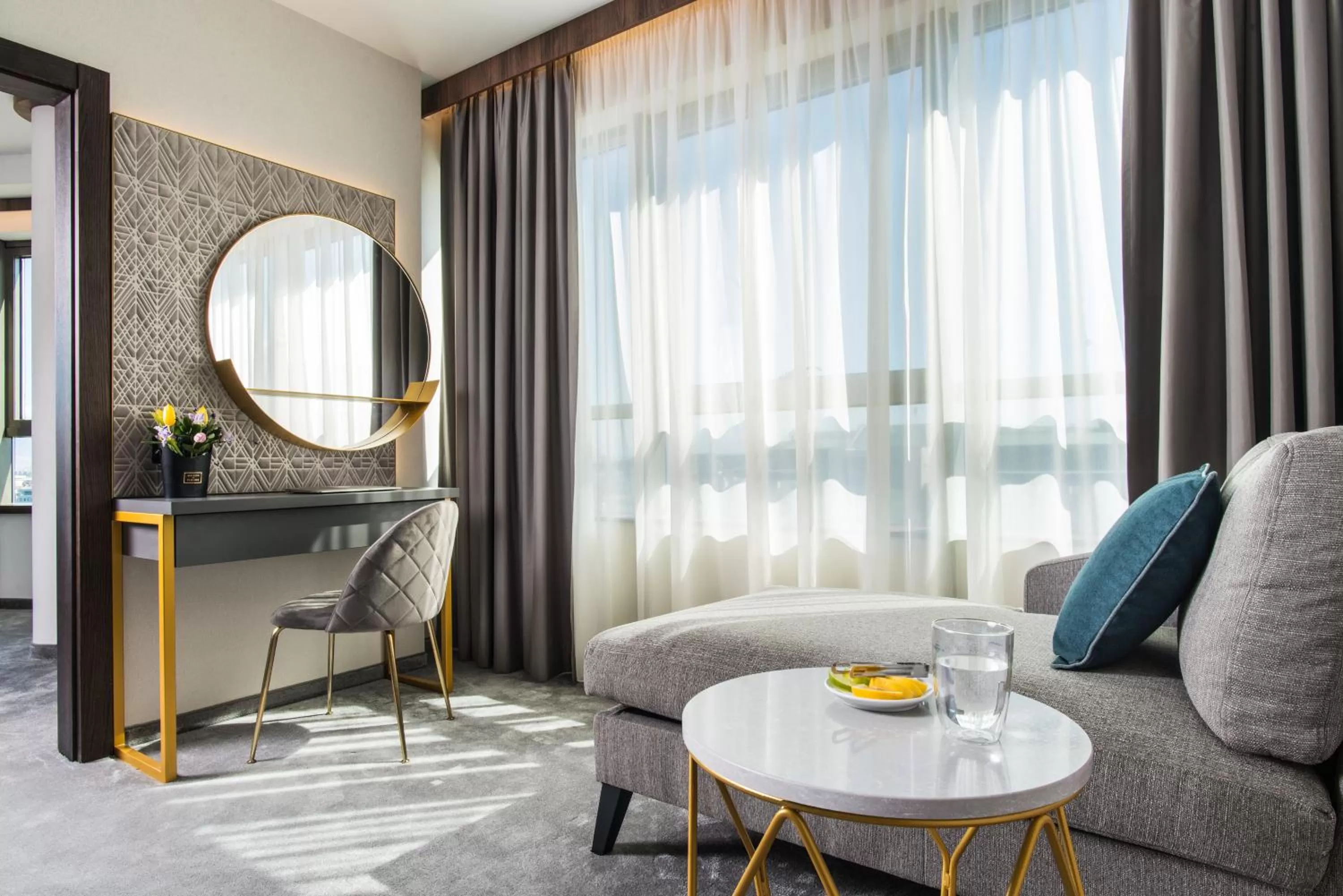 Living room in Rosslyn Central Park Hotel Sofia