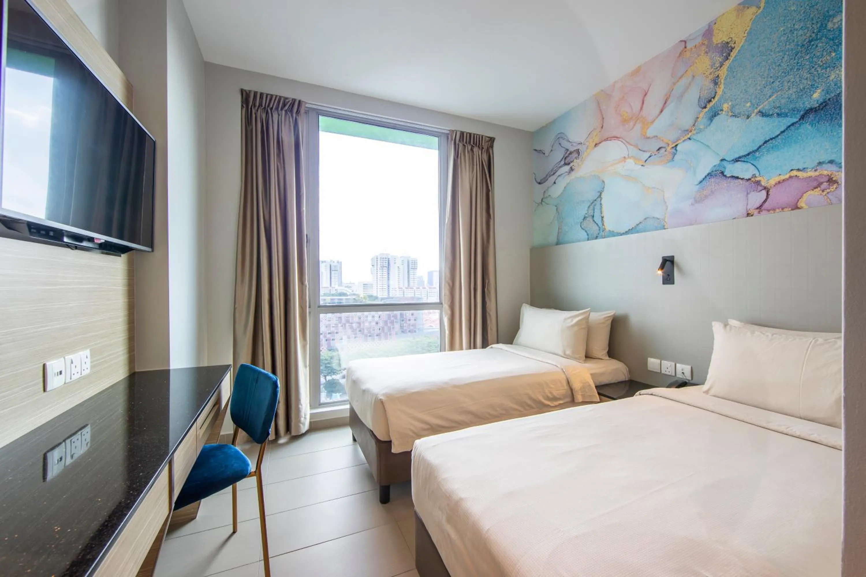 Bed in ibis Styles Singapore Albert