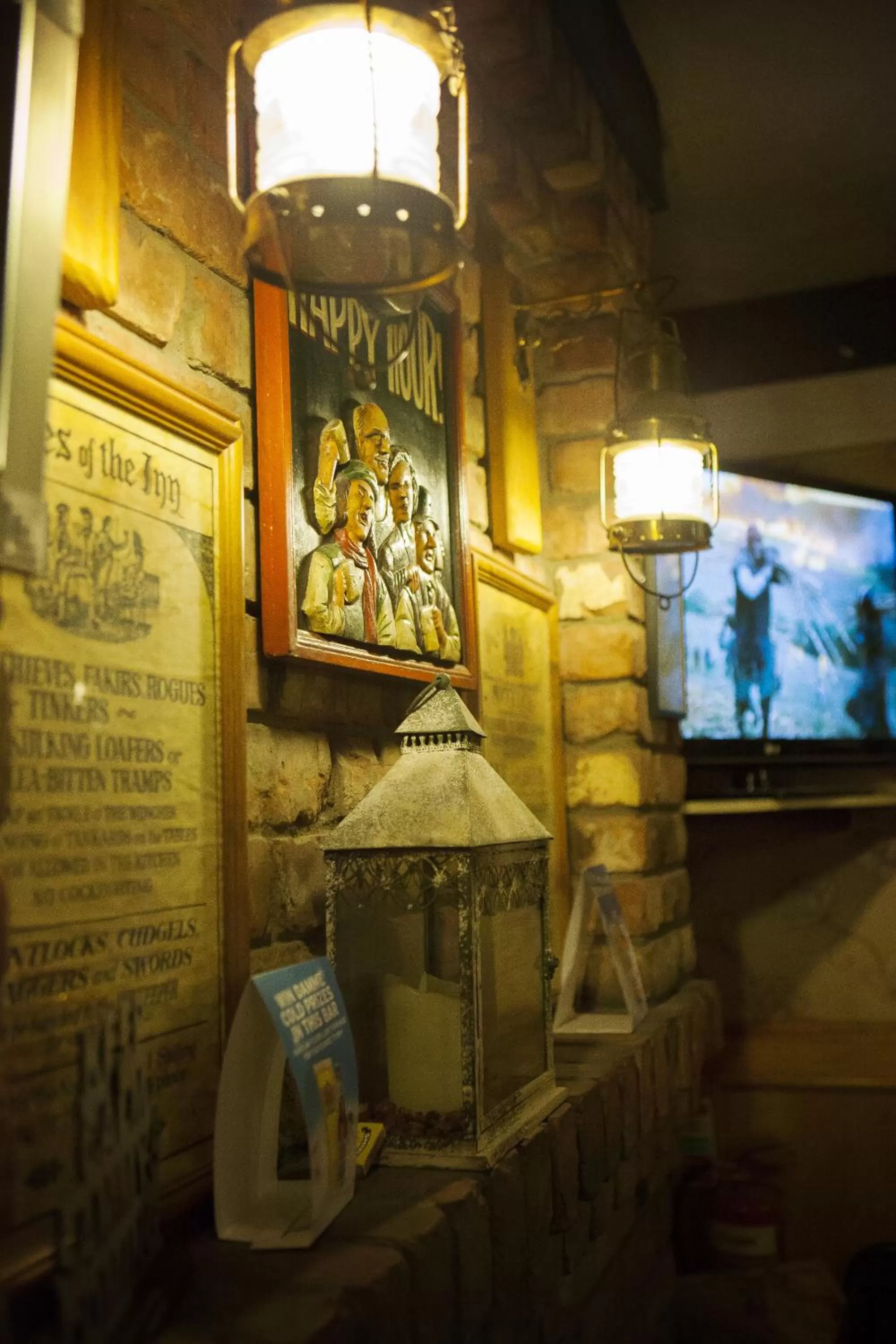 Decorative detail in The Derg Arms B&B