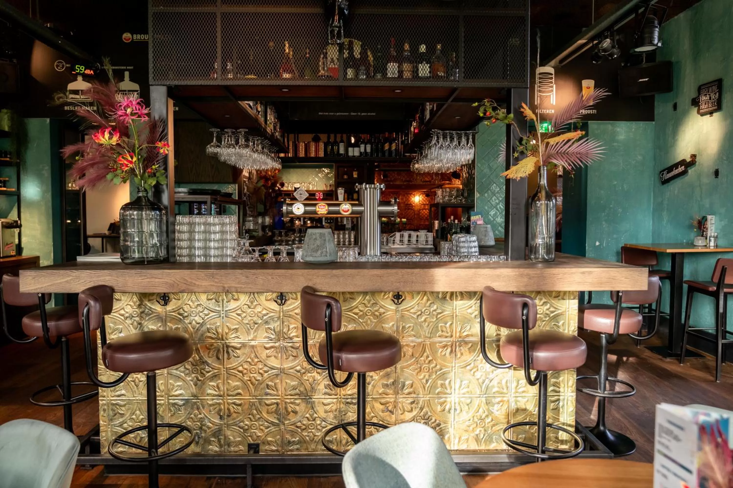 Lounge or bar in Boutique Hotel Brasa Beemster