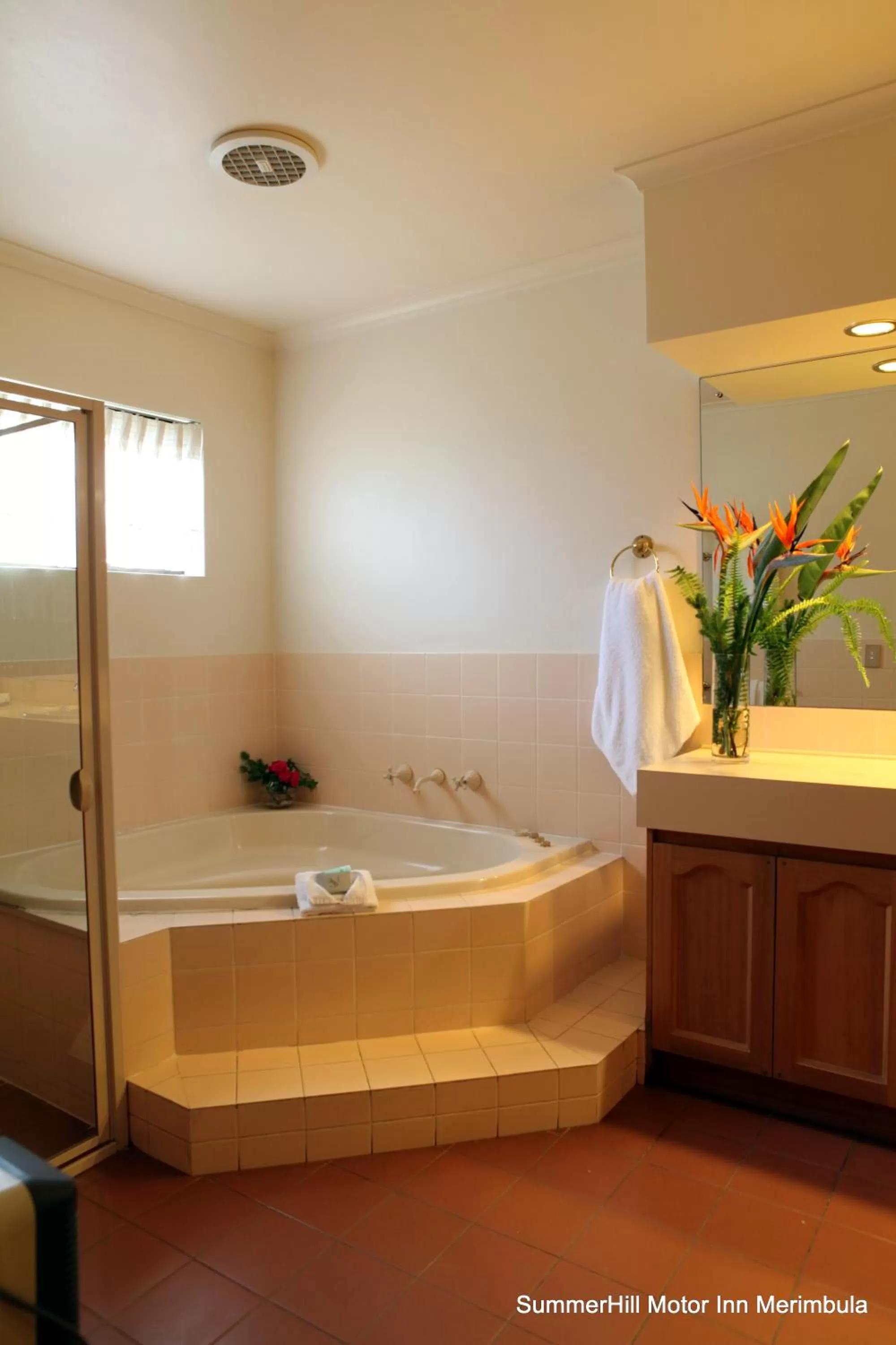 Bathroom in Summerhill Motor Inn