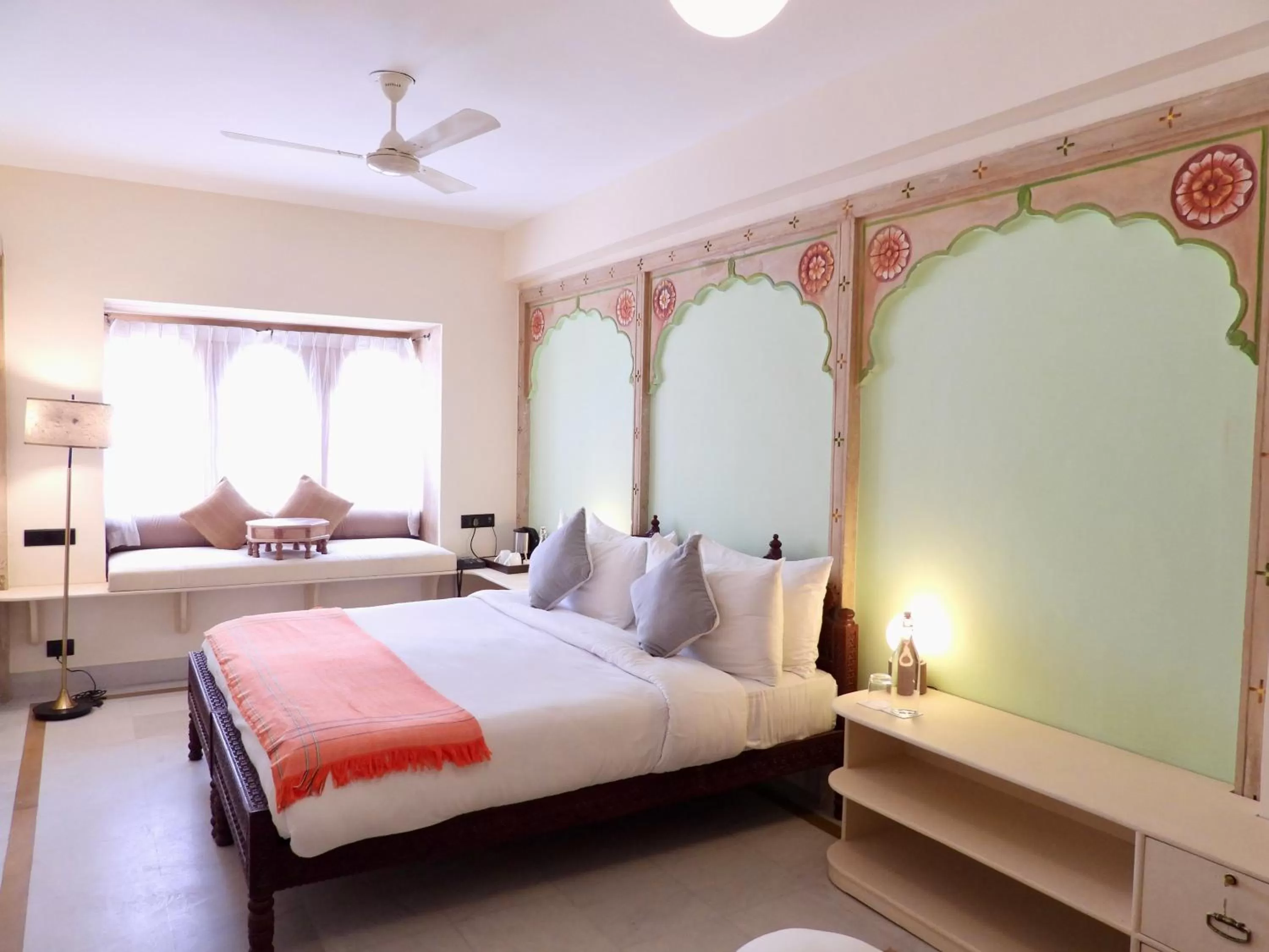 Bed in The Stepwell Hotel