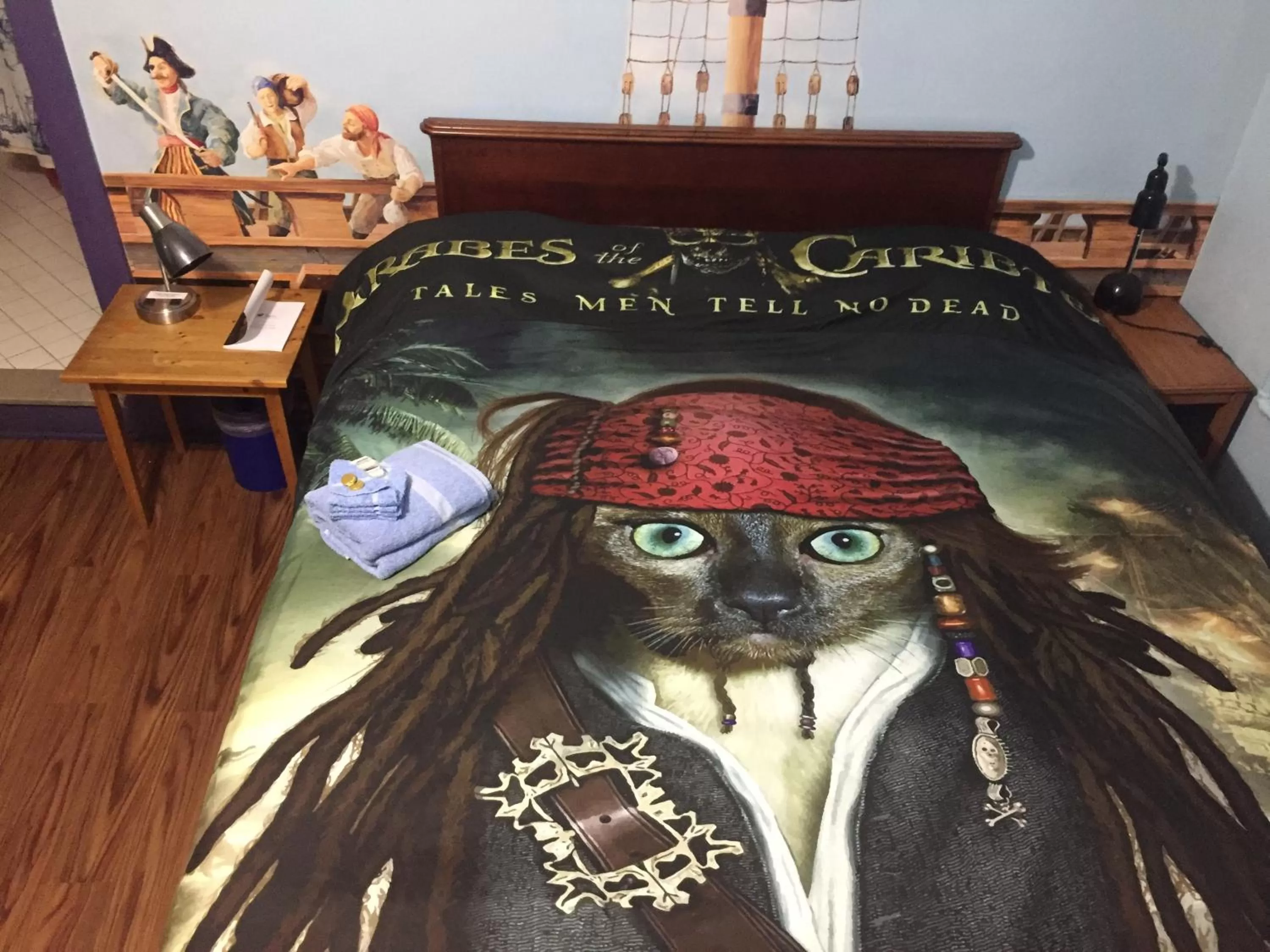 Decorative detail in The Pirate Haus Inn