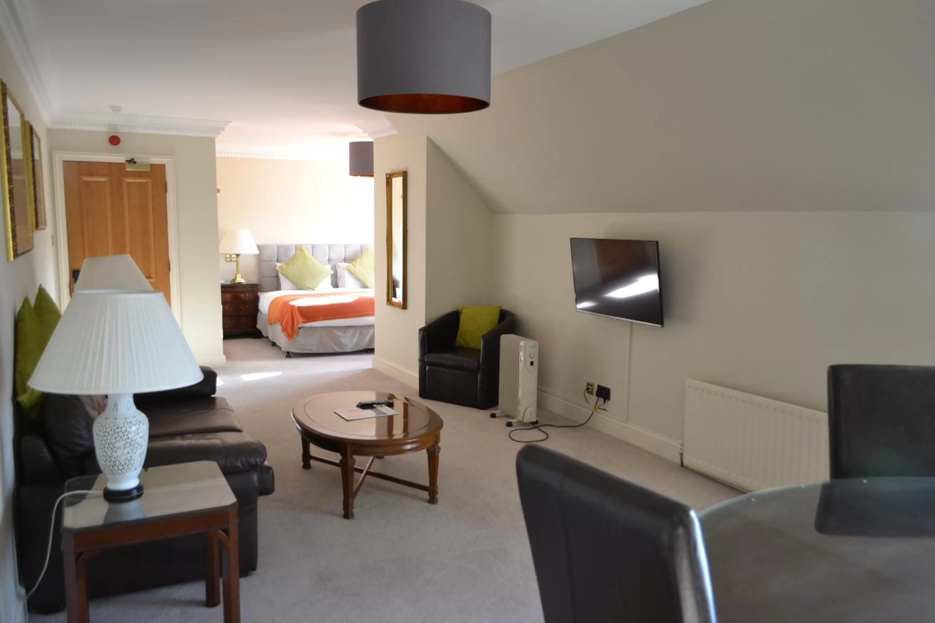 Communal lounge/ TV room in The Angel Posting House & Livery