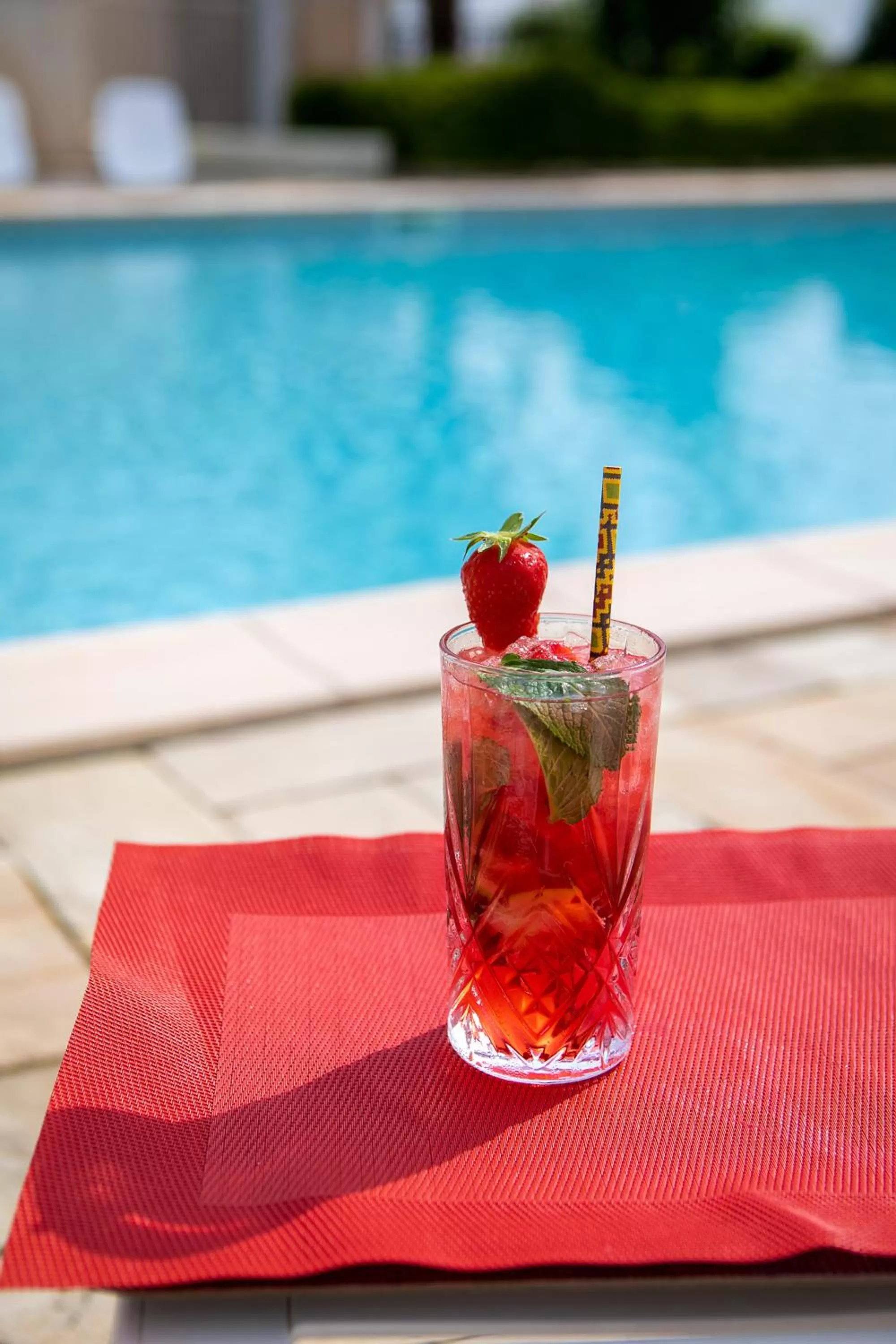 Swimming pool in Kyriad Prestige Beaune le Panorama