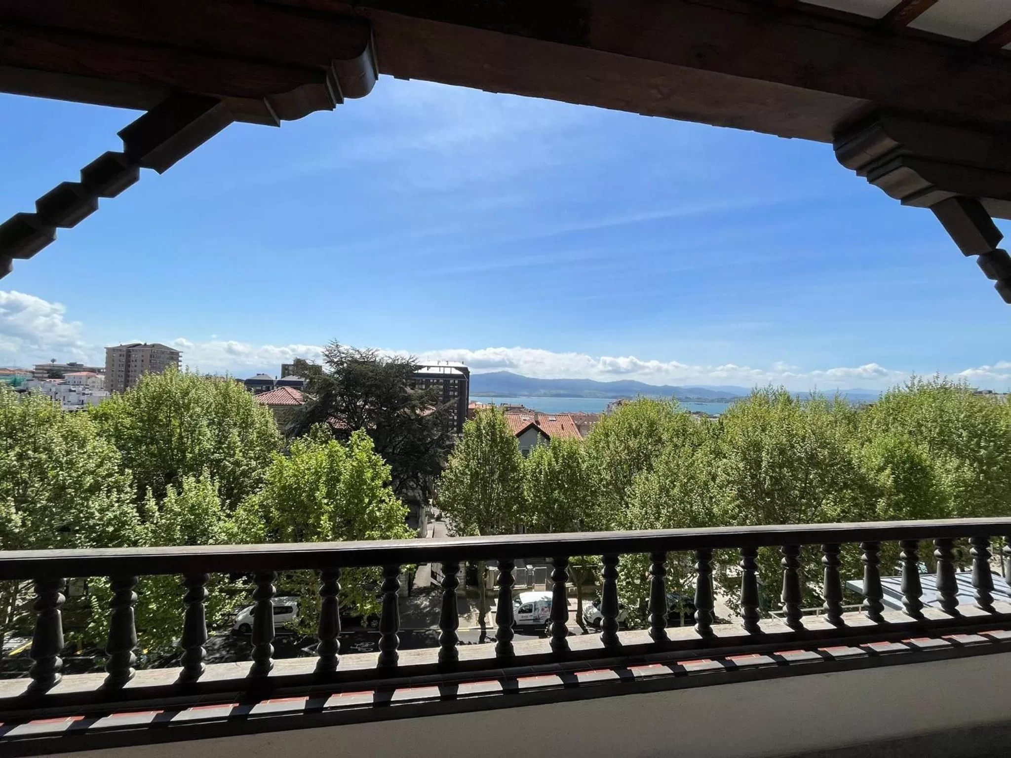 Balcony/Terrace in Hotel Royal Suite Santander