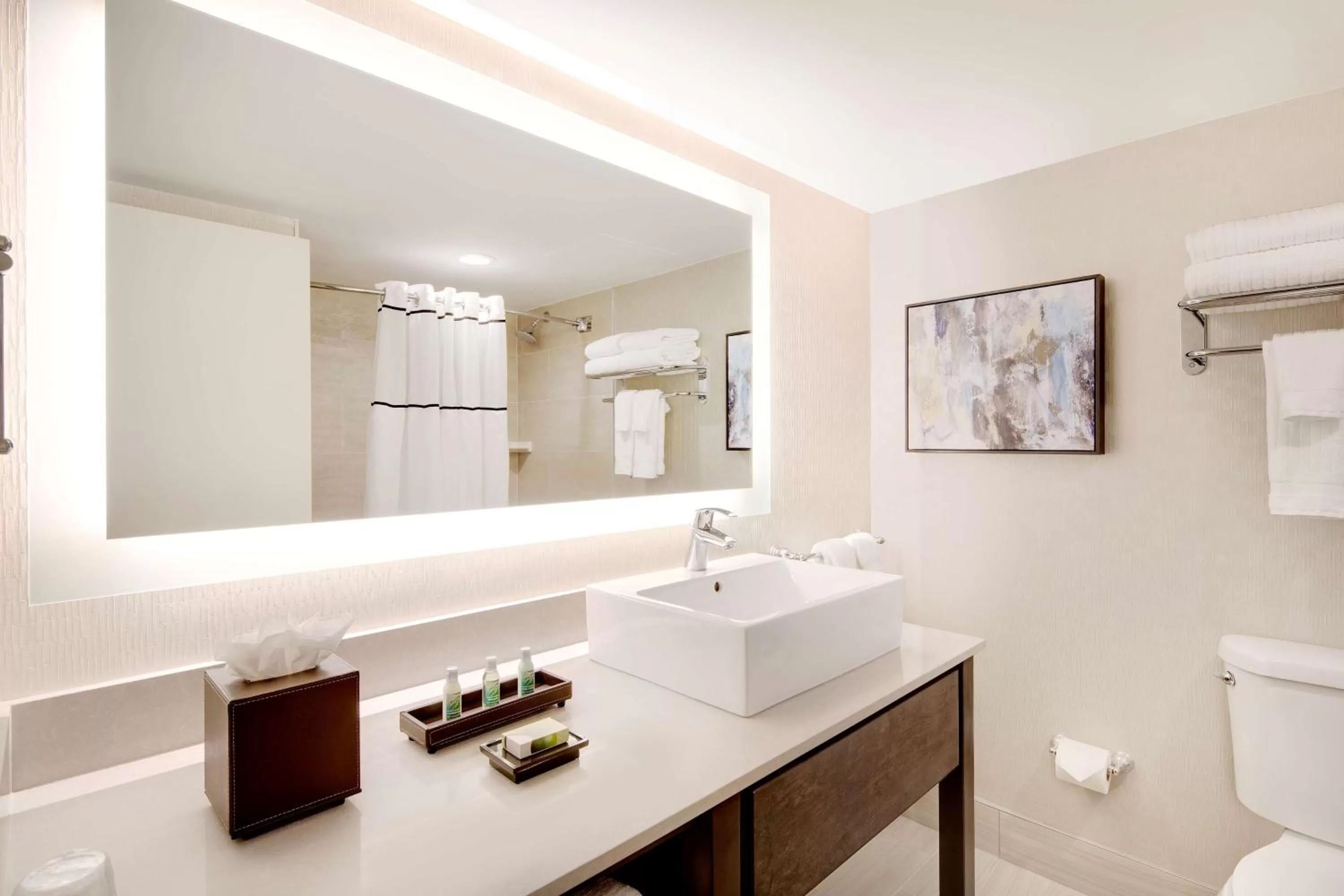 Queen Room with Two Queen Beds and Mobility Accessible Roll-In Shower - City View in The Florida Hotel & Conference Center in the Florida Mall