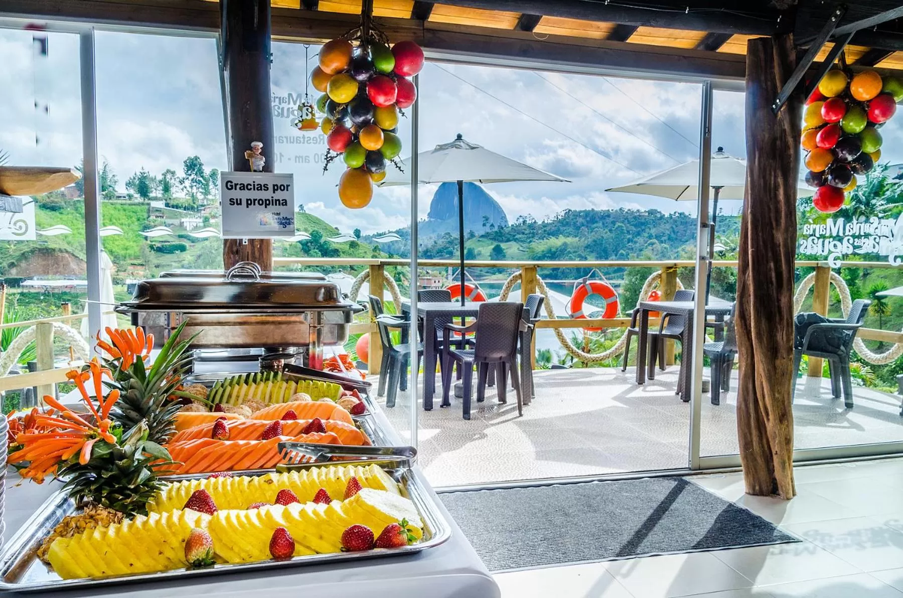 Restaurant/places to eat in Hotel Santa Maria de las Aguas Peñol