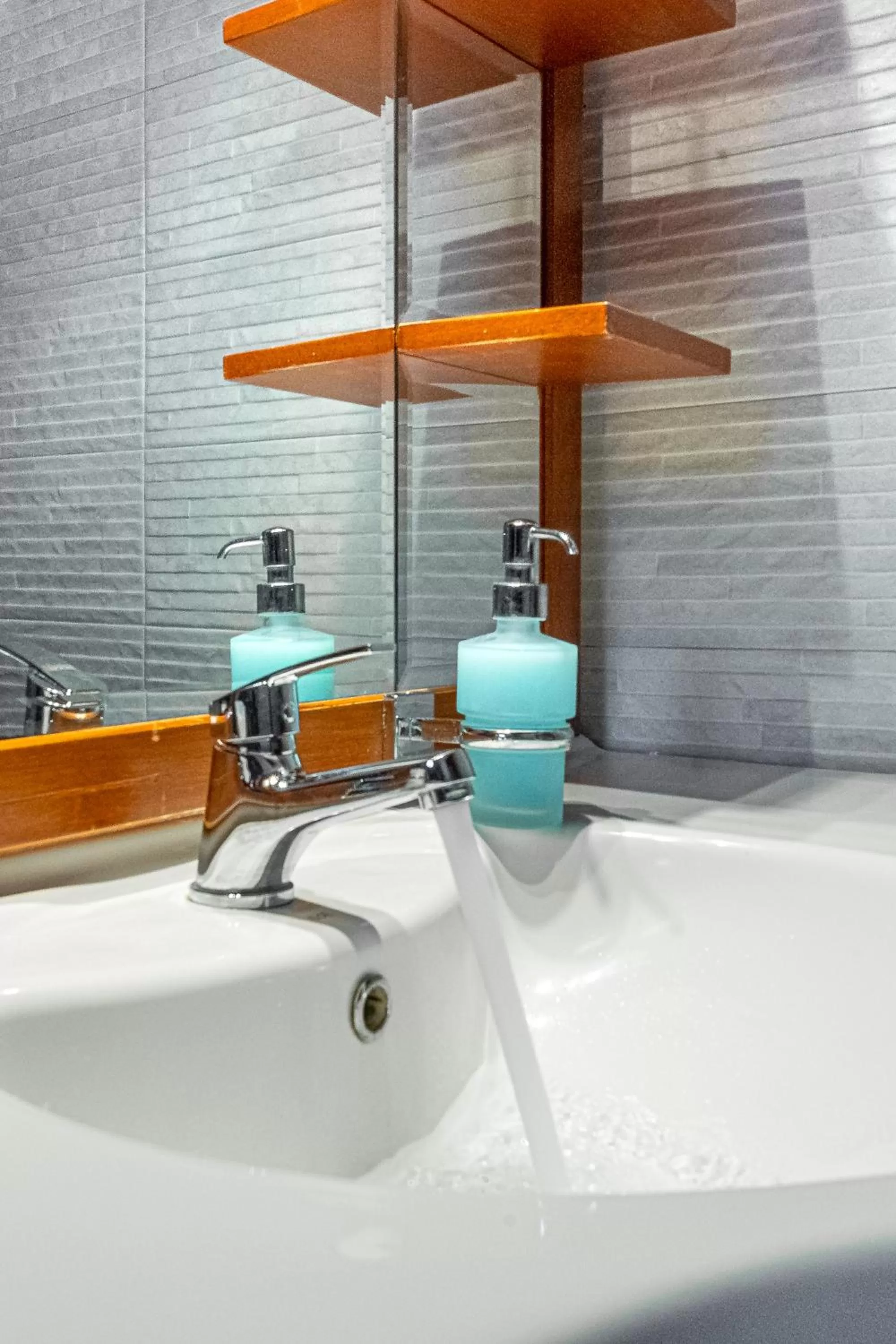 Bathroom in Apartments Tina FREE transfer from-to the airport