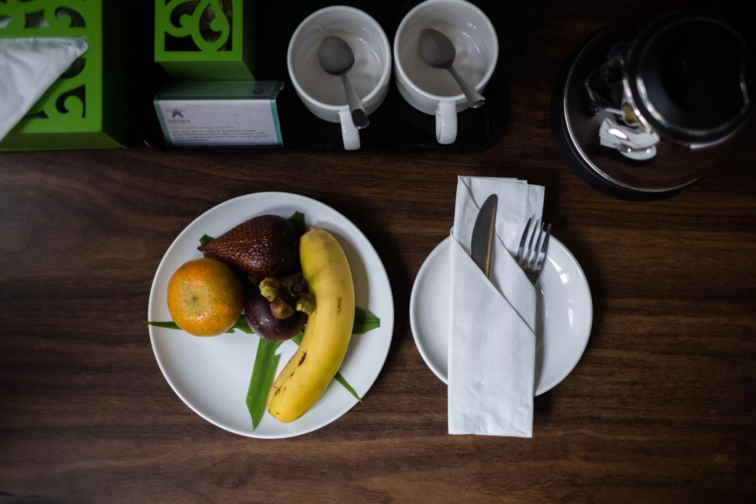 Coffee/tea facilities in Hotel Terrace at Kuta
