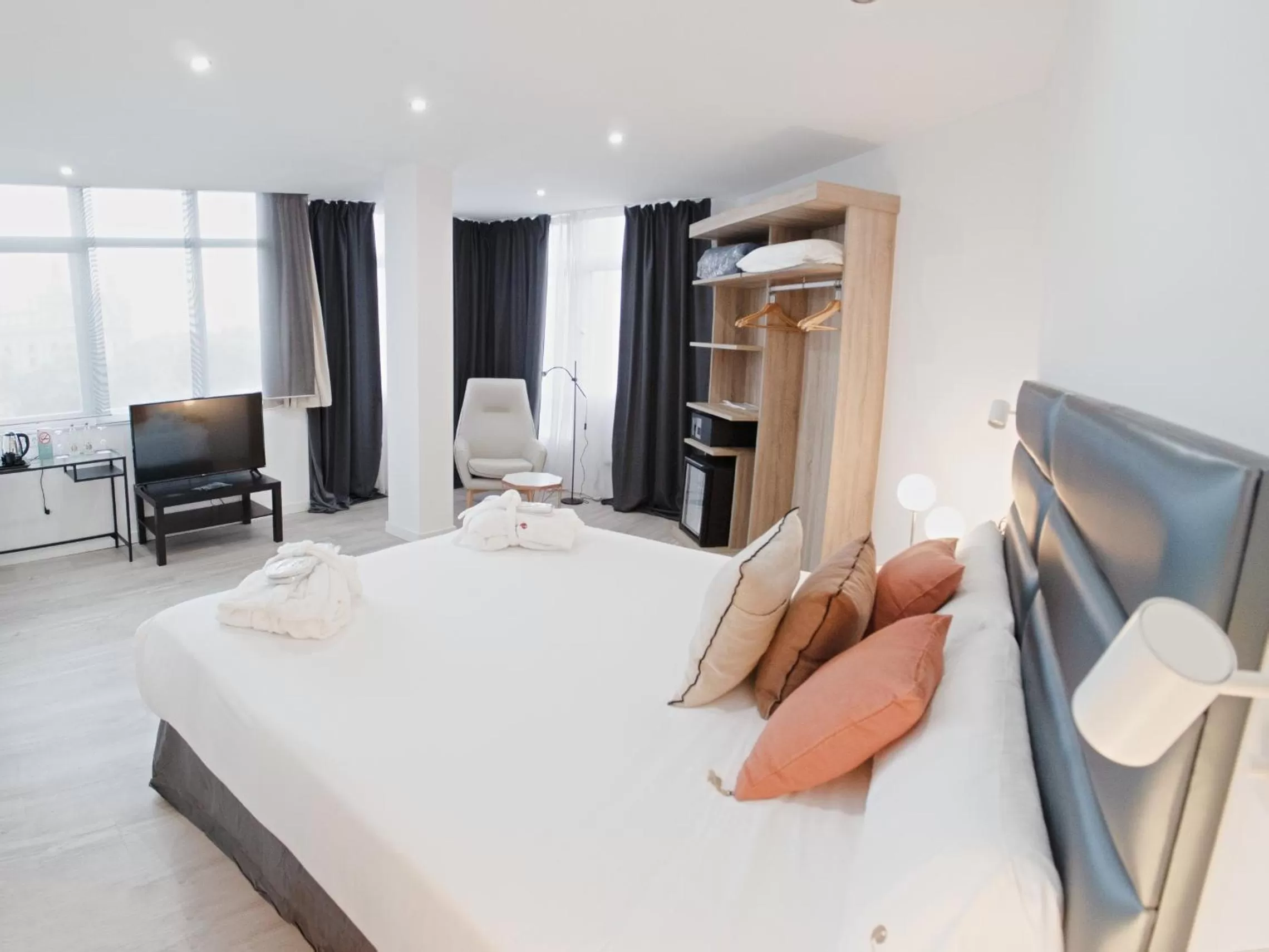 Bedroom, Bed in Hotel Pasarela