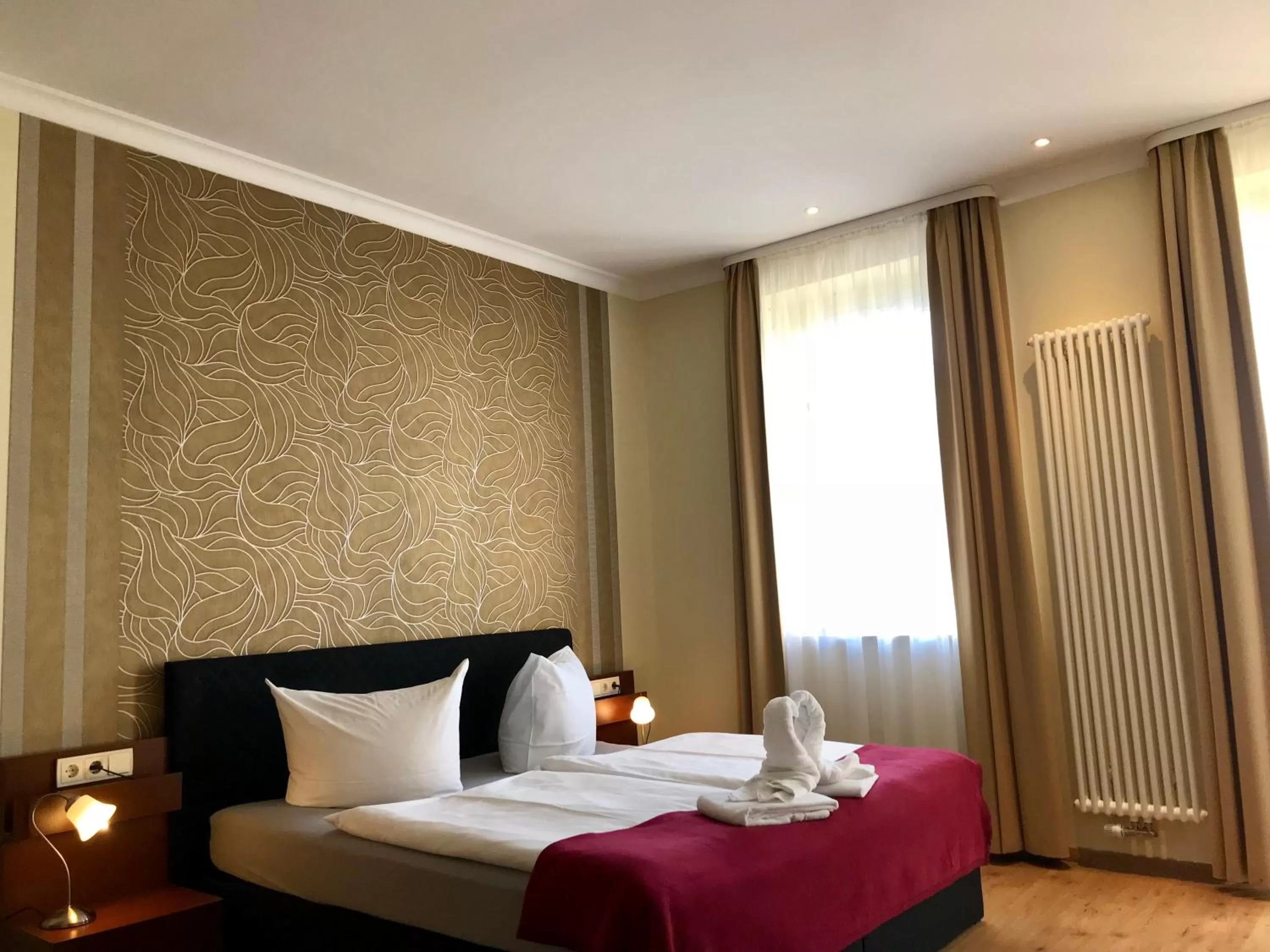 Photo of the whole room, Bed in Hotel via City Leipzig Mitte