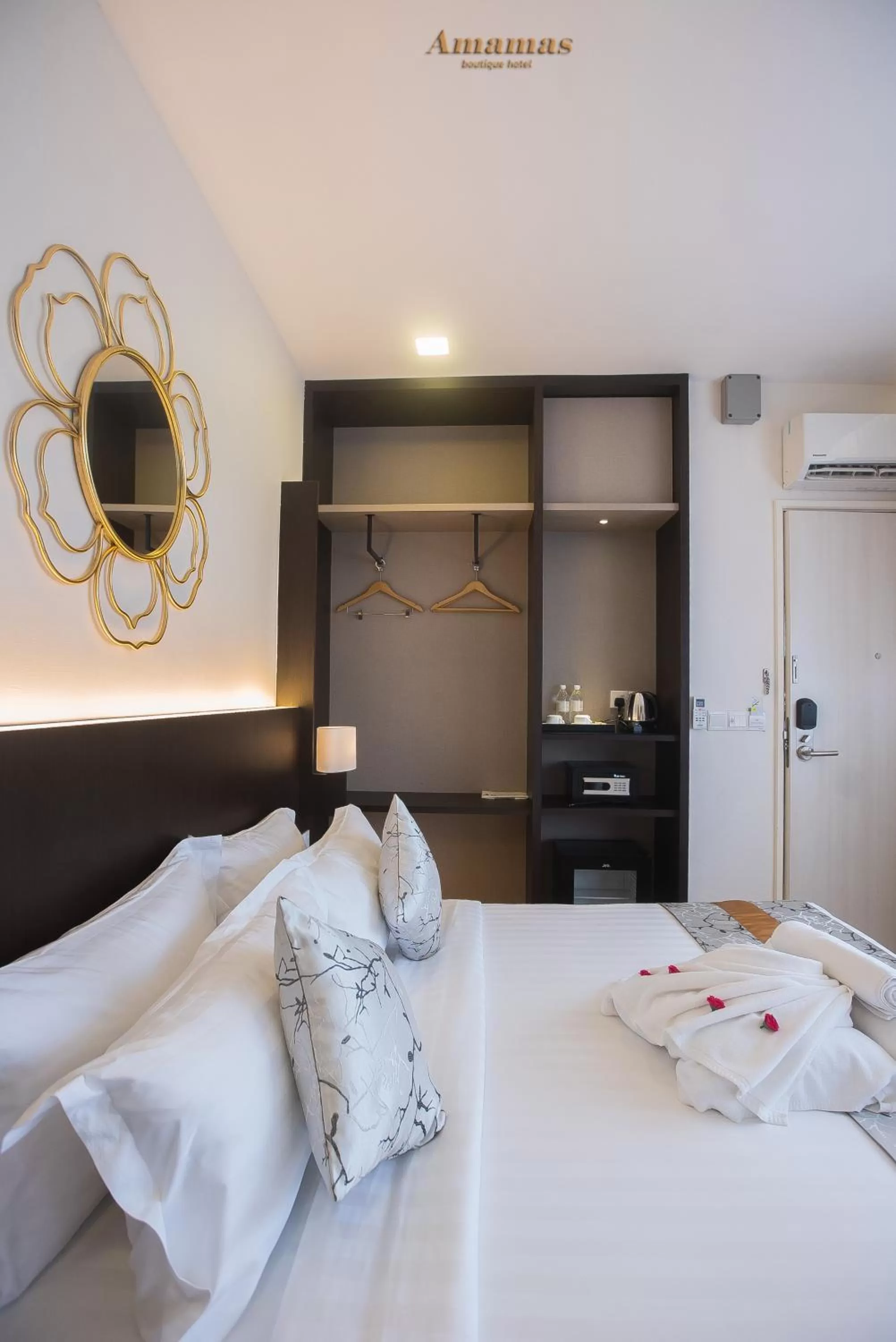 Bed in Amamas Boutique Hotel Kuching