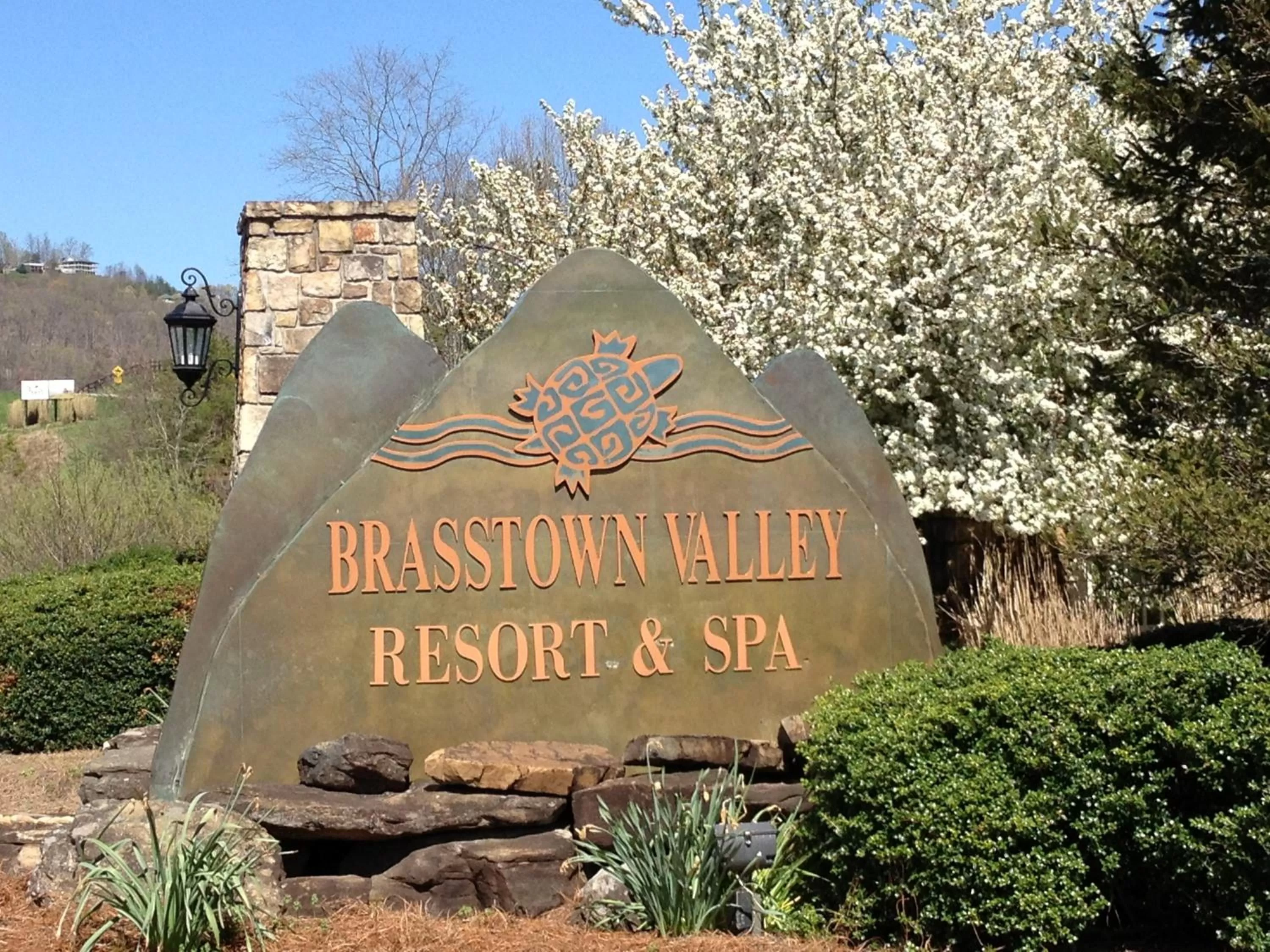 Property logo or sign in Brasstown Valley Resort & Spa