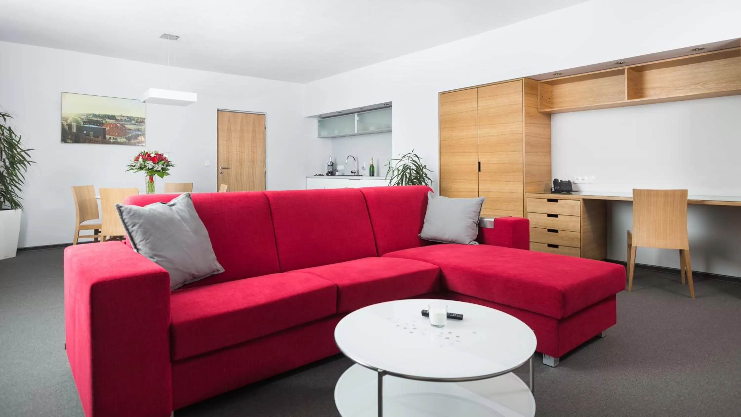 Photo of the whole room in Hotel Atom Třebíč