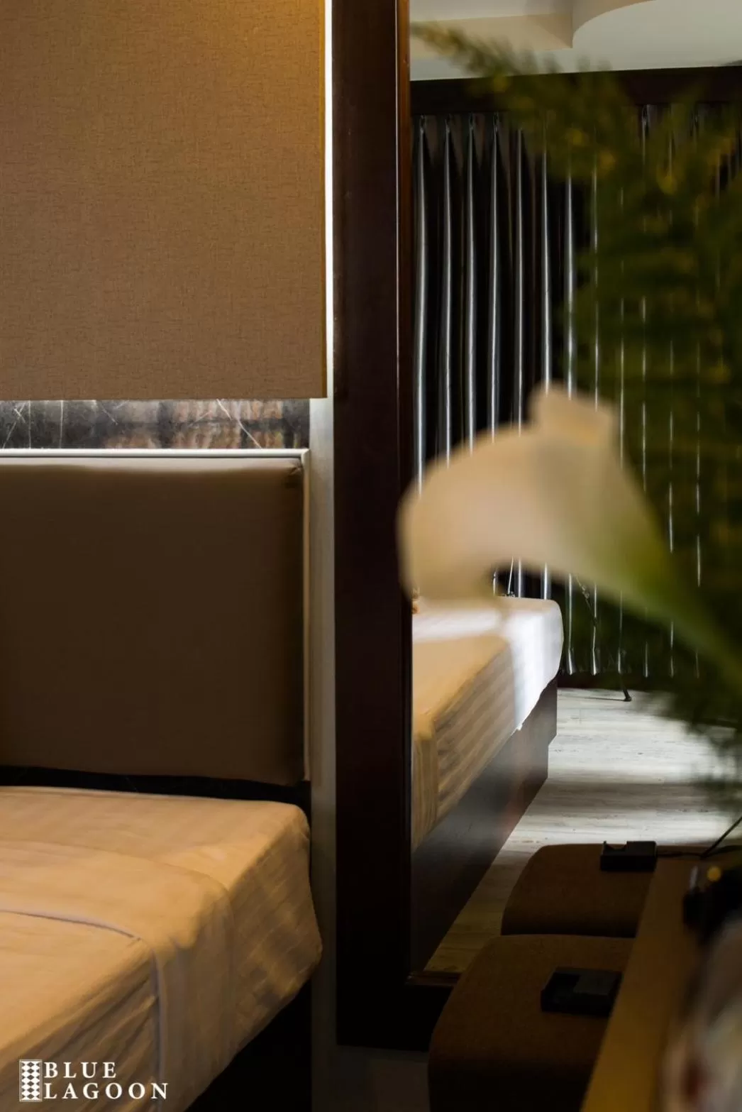 Decorative detail, Bed in Blue Lagoon Hotel