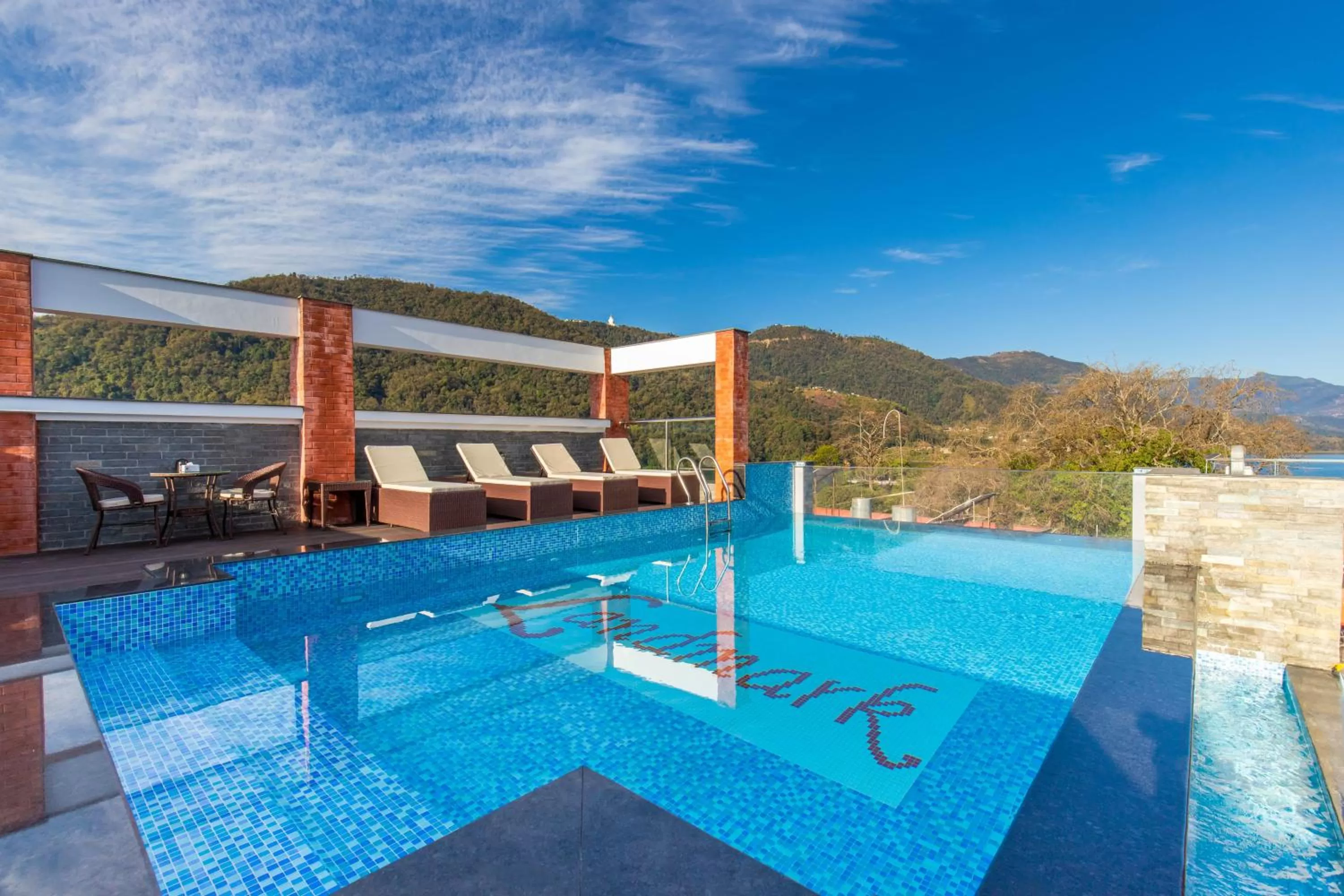 Pool view in Landmark Pokhara