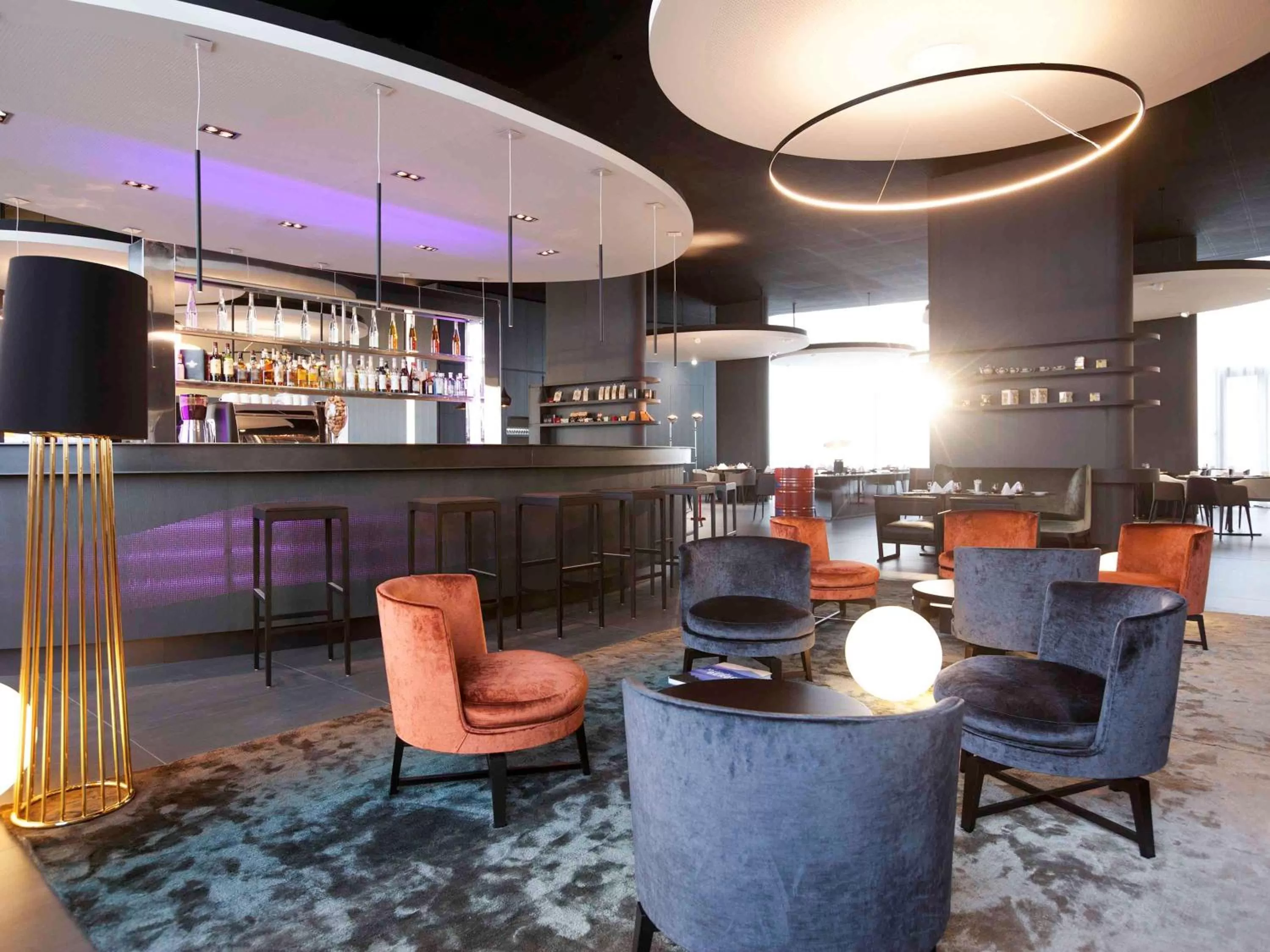 Lounge or bar in Novotel Basel City