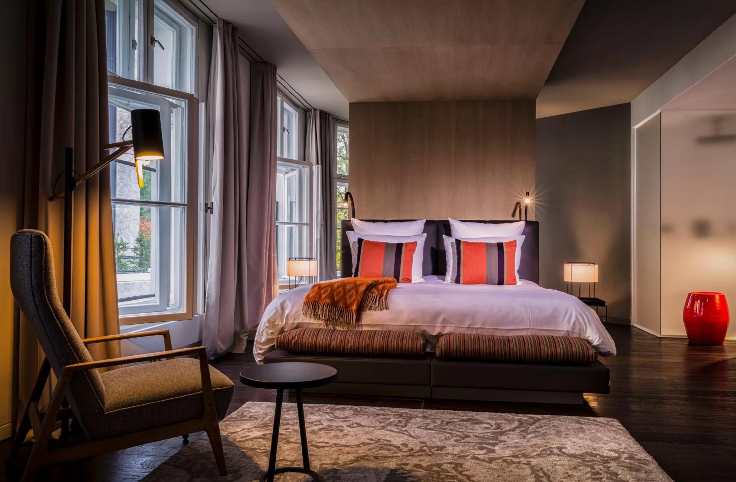 Bathroom, Bed in SO/ Berlin Das Stue