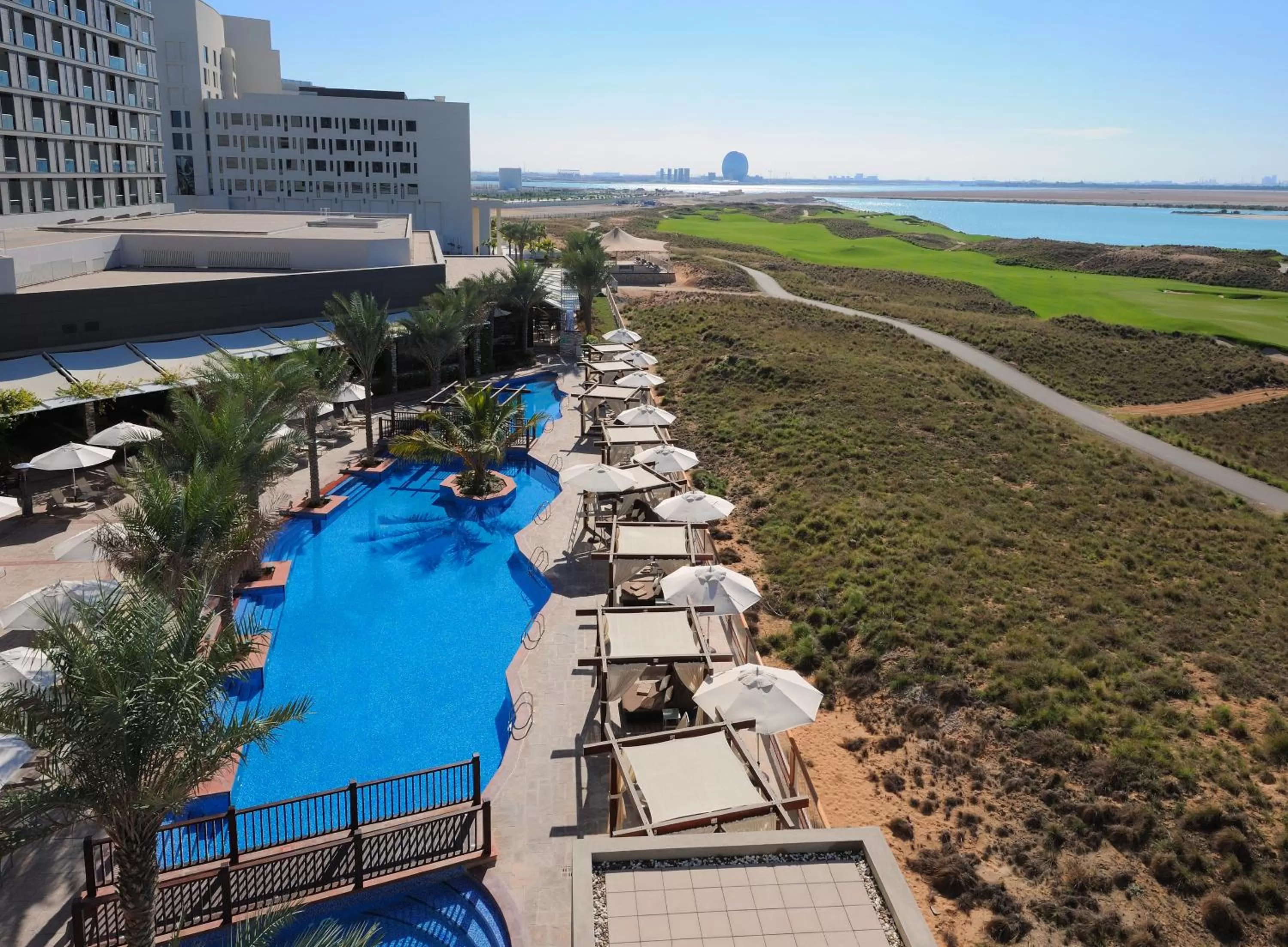 Beach in Radisson Blu Hotel, Abu Dhabi Yas Island
