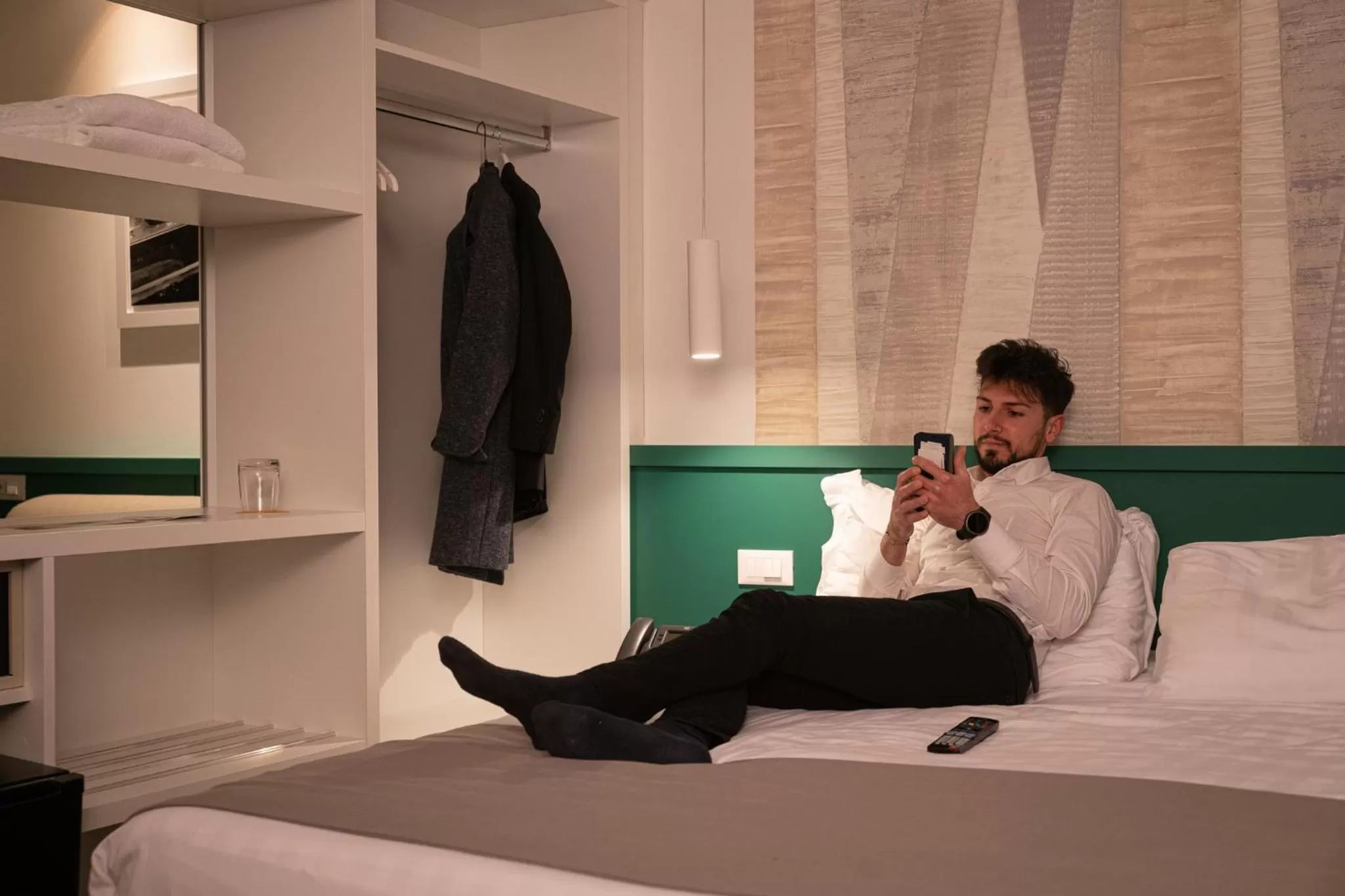 Bed in Smart Hotel Napoli