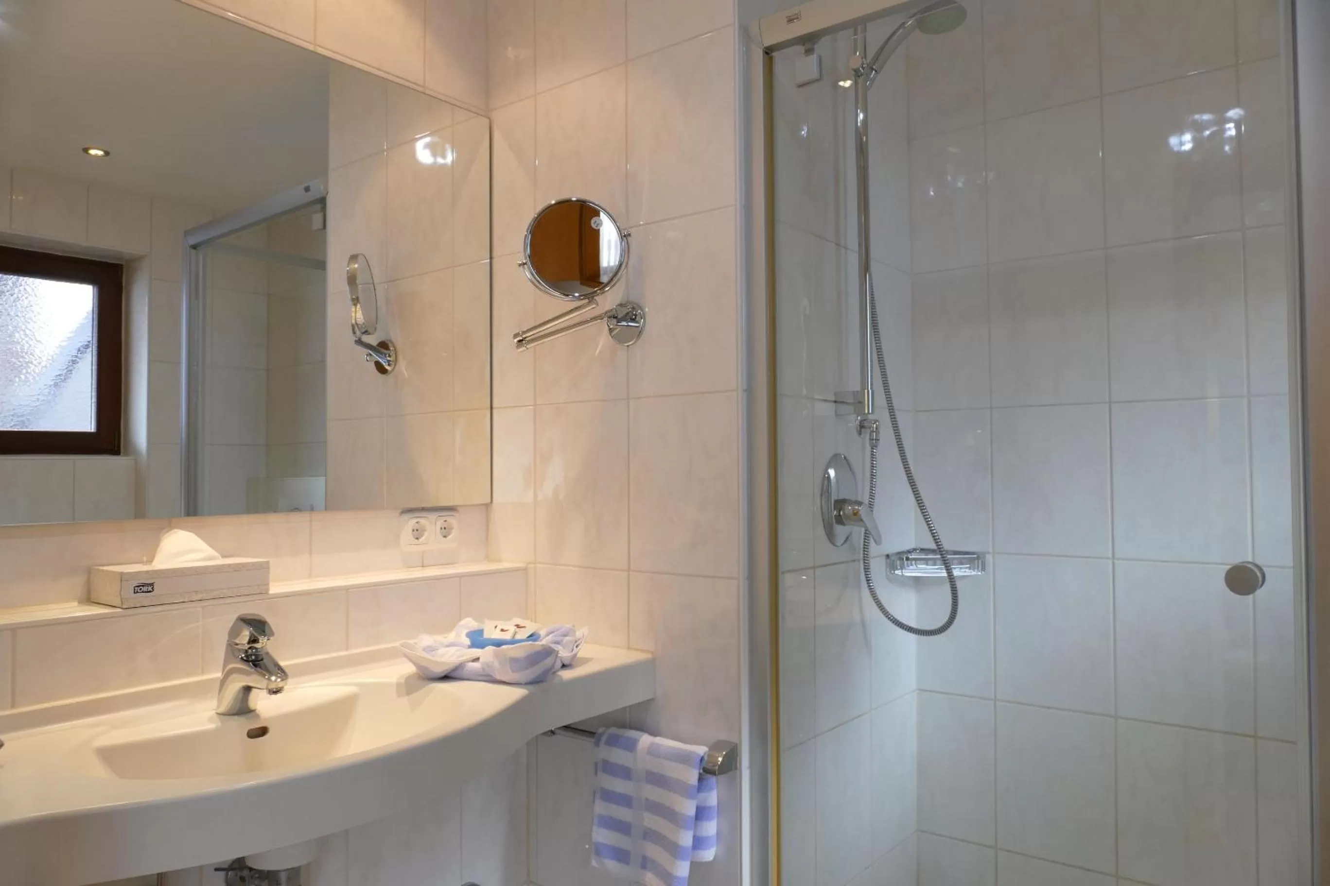 Bathroom in Altstadt-Hotel Zum Hechten