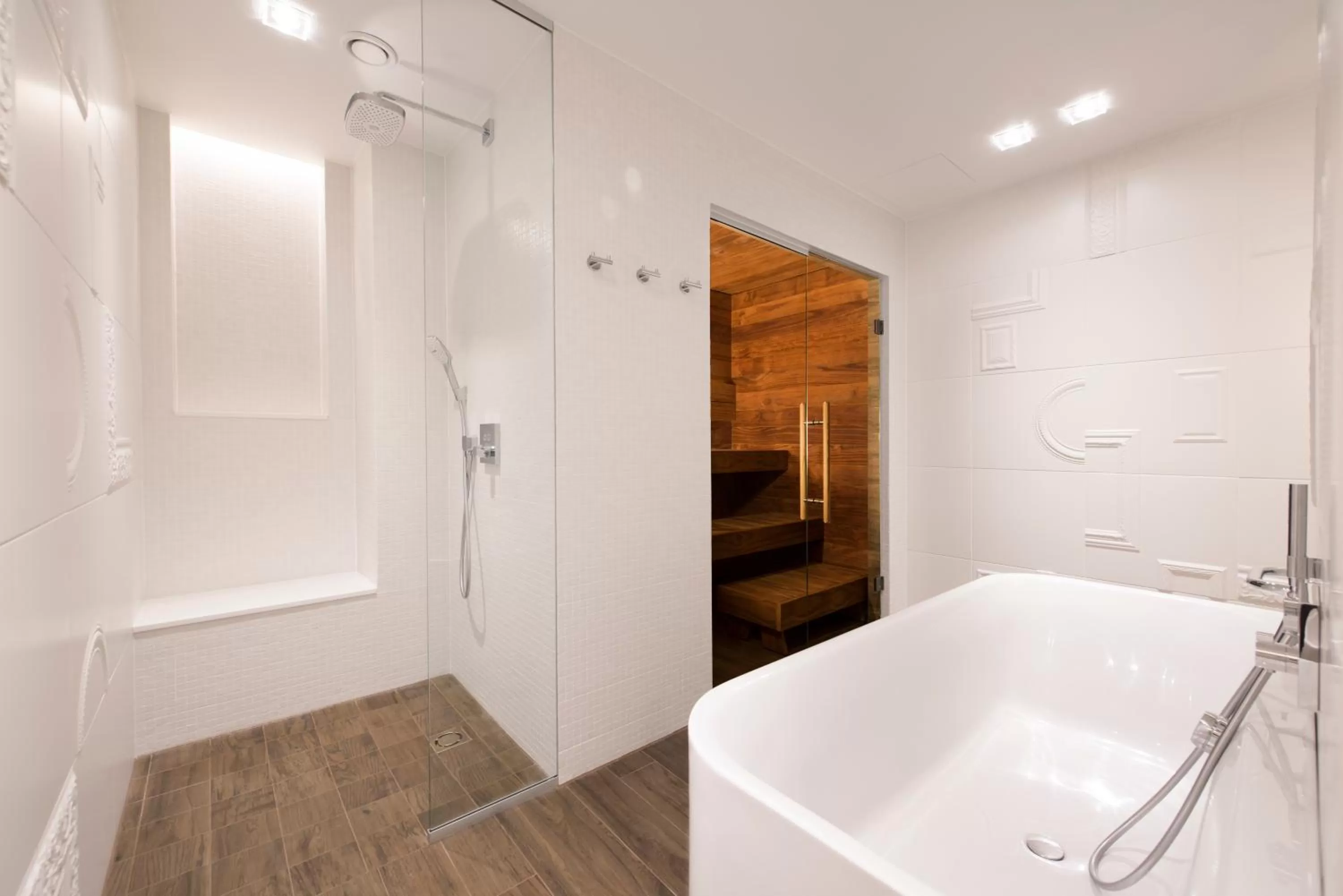 Bathroom in Lydia Hotel