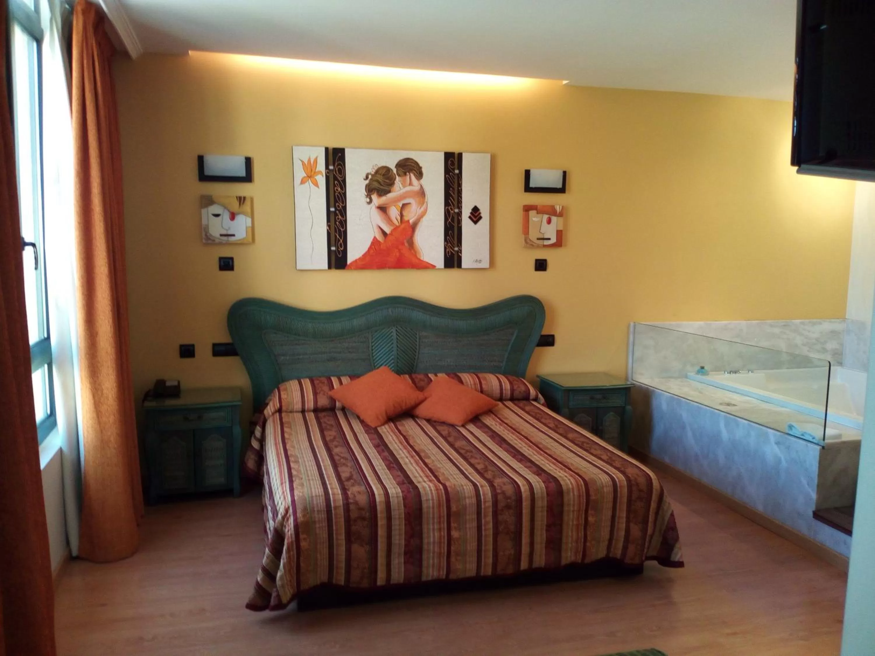 Bed in Motel Acropolis