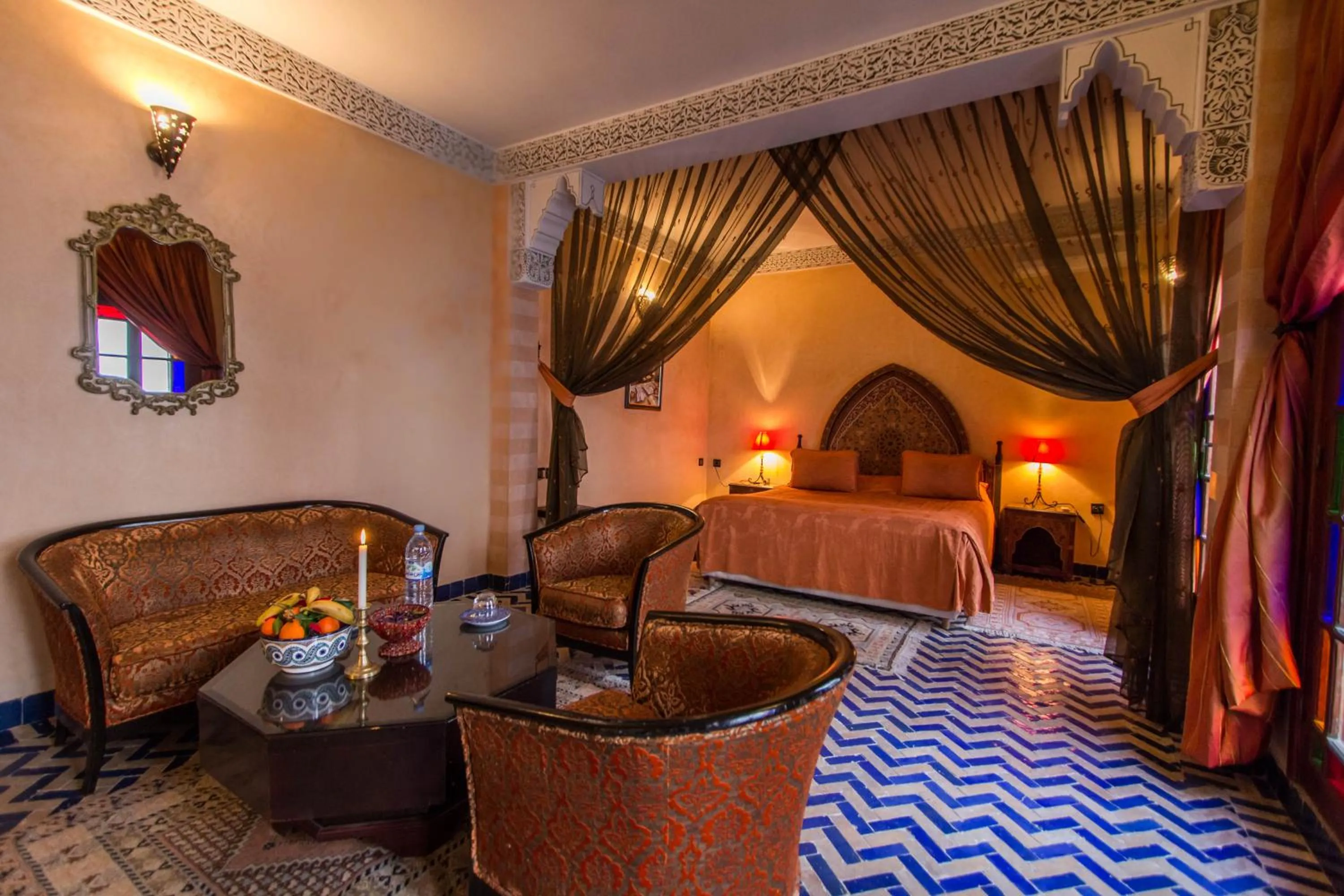 Day, Bed in Riad - Dar Al Andalous