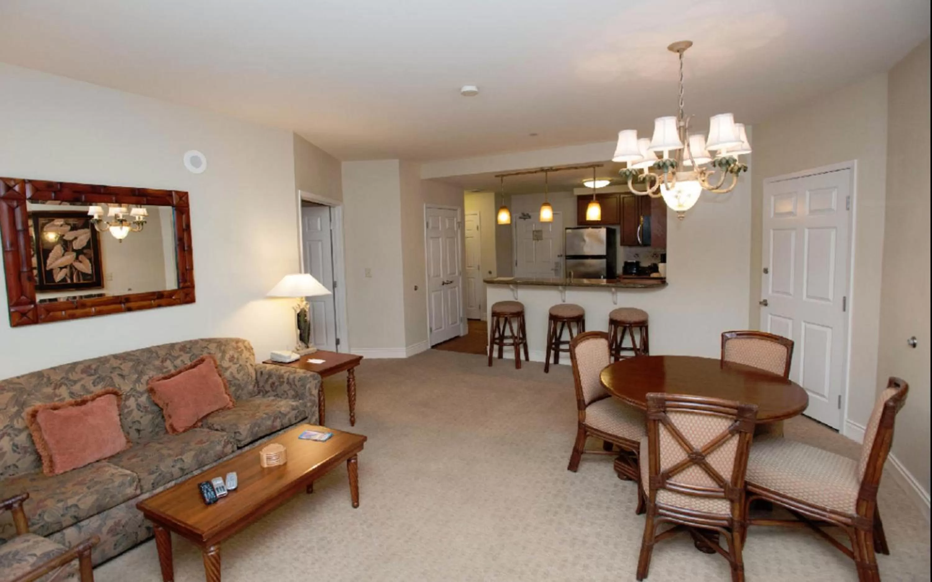 Living room, Seating Area in Suites at Tahiti Village Resort and Spa-No Resort Fee