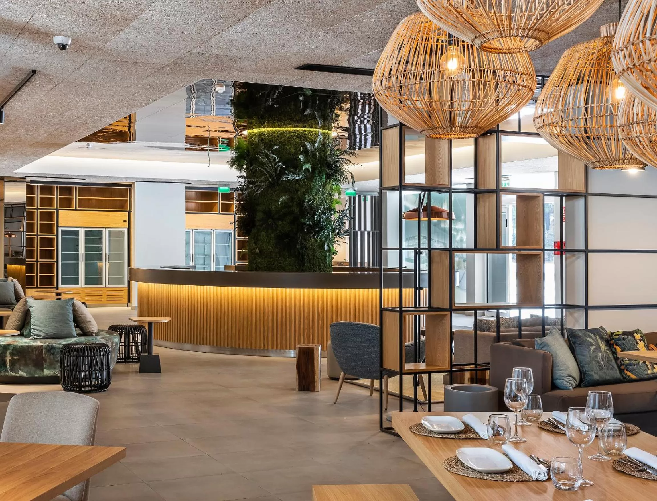 Lobby or reception in The Patio Suite Hotel