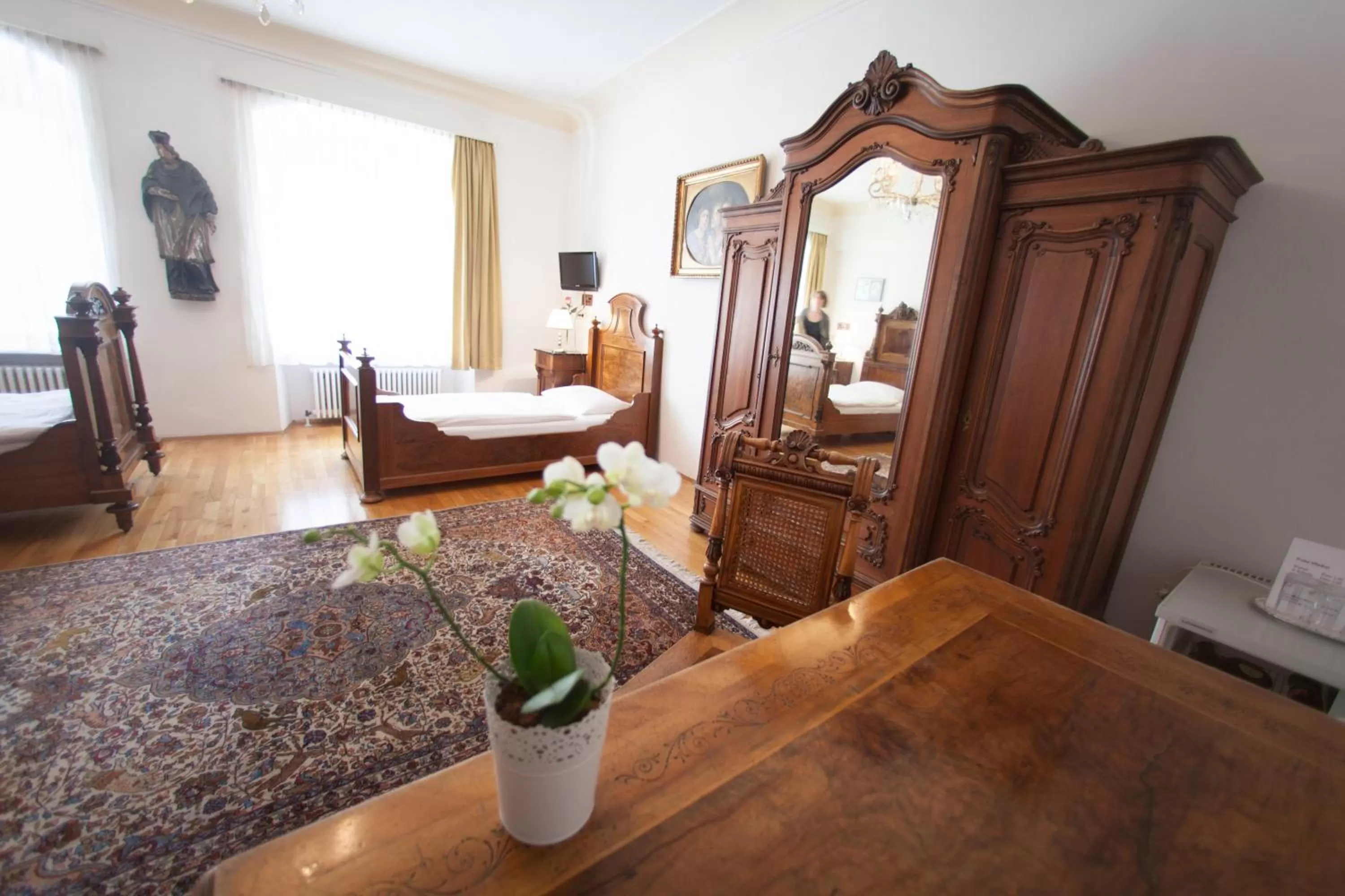 Bedroom, Bed in Hotel Wilder Mann