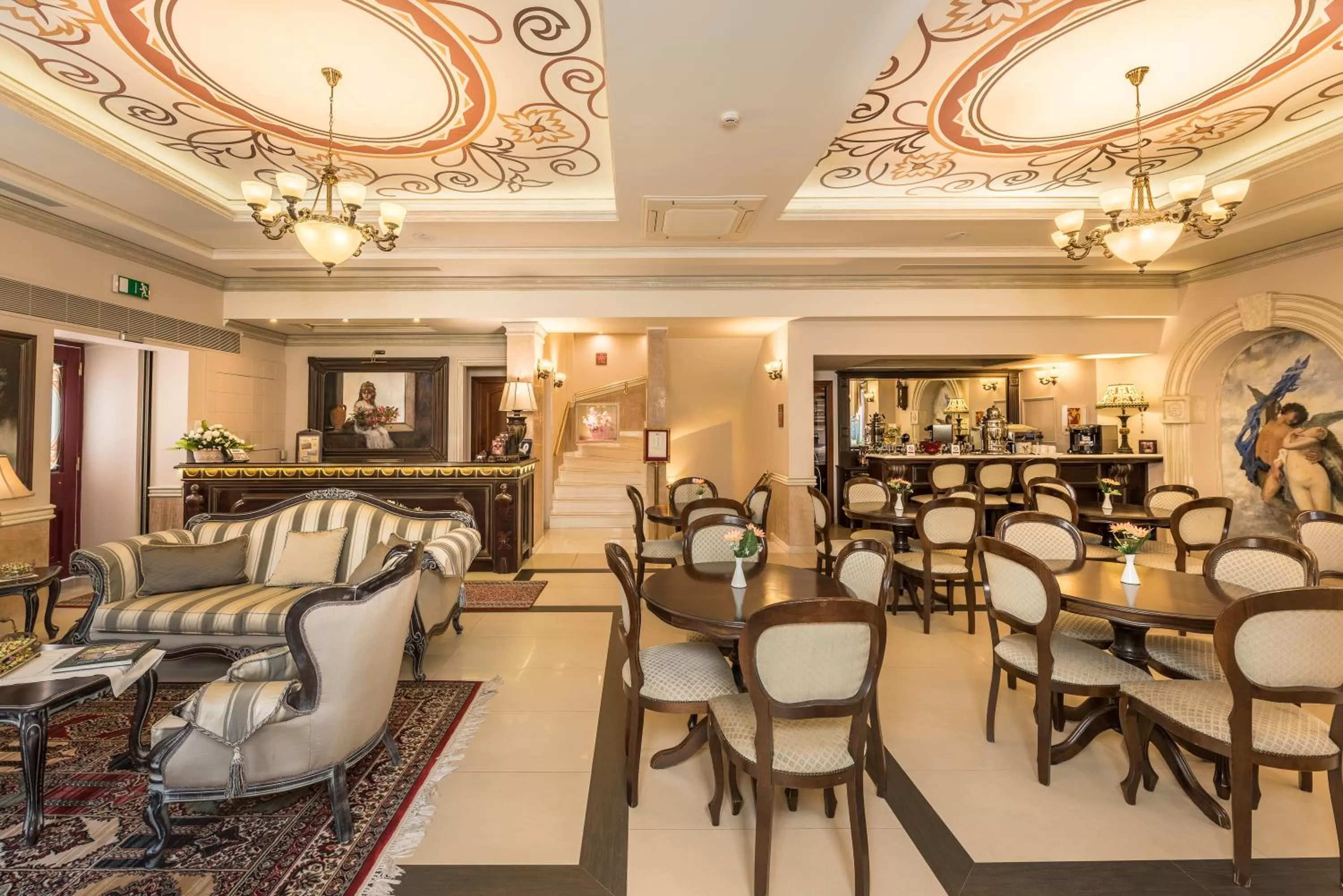 Lobby or reception in Theofilos Paradise Boutique Hotel