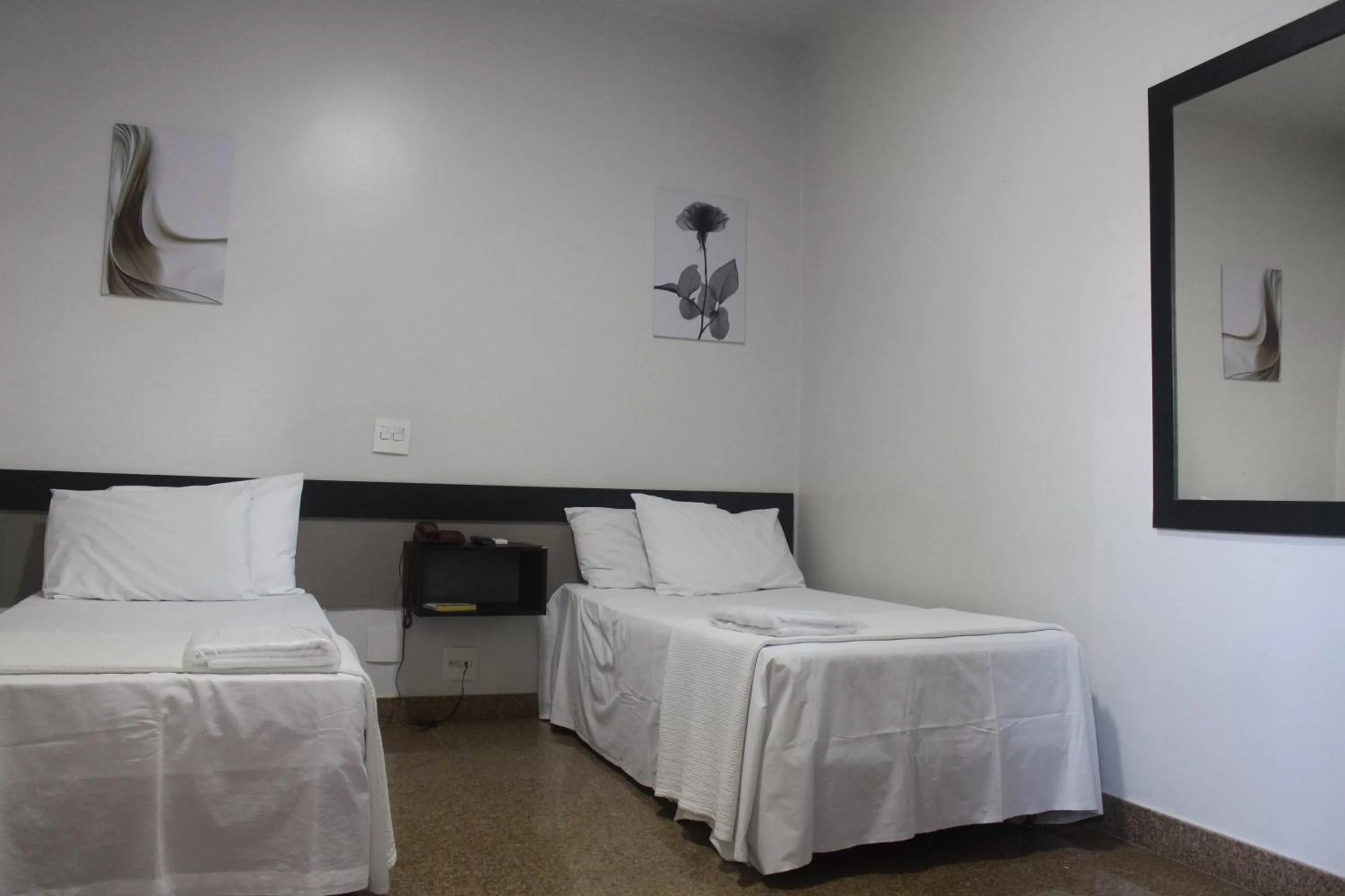 Bed in Hotel Oscar Blue Montes Claros