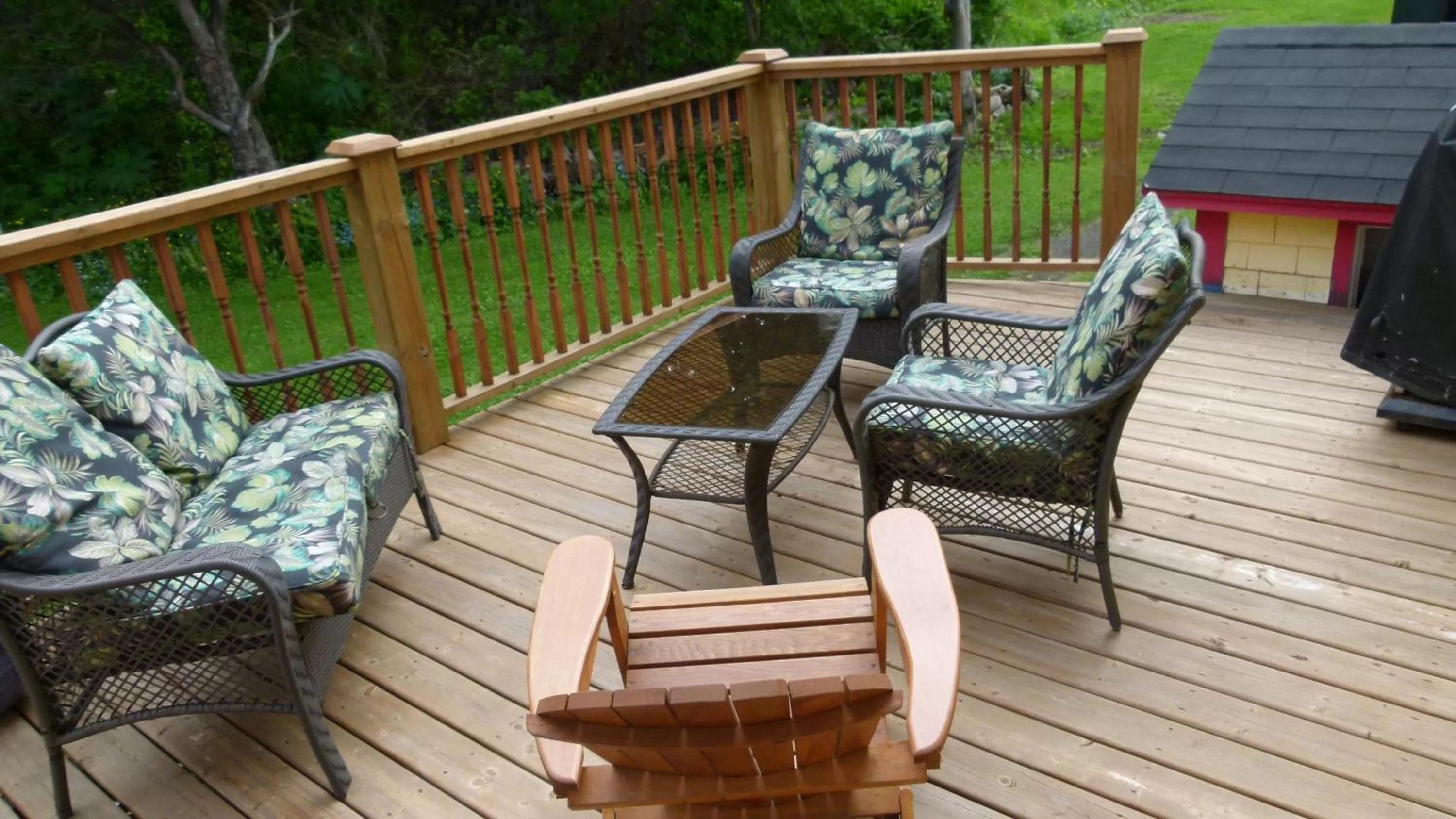 Patio in La Maison entre Mer Montagnes