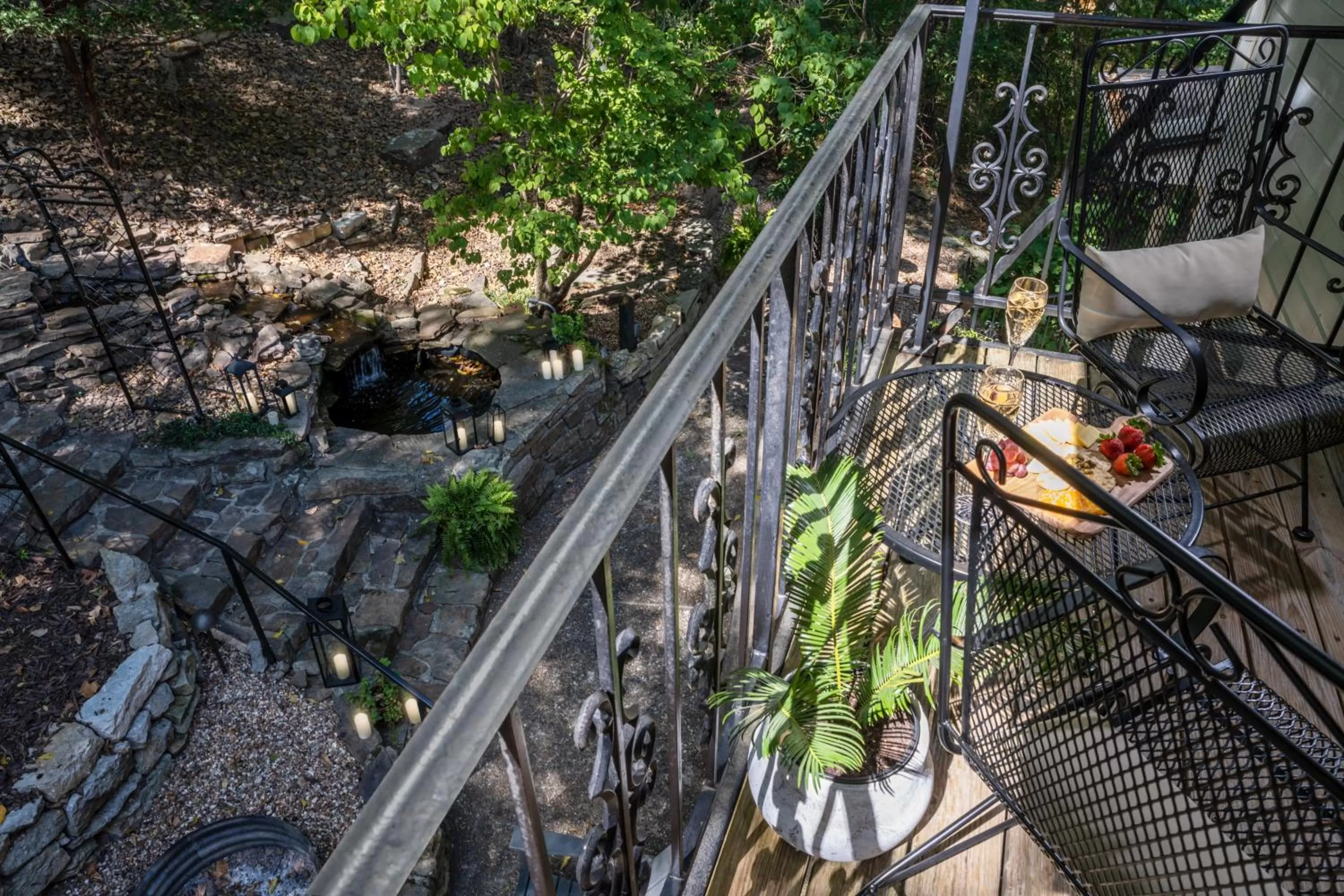 View (from property/room), Balcony/Terrace in Arsenic and Old Lace Bed & Breakfast Inn