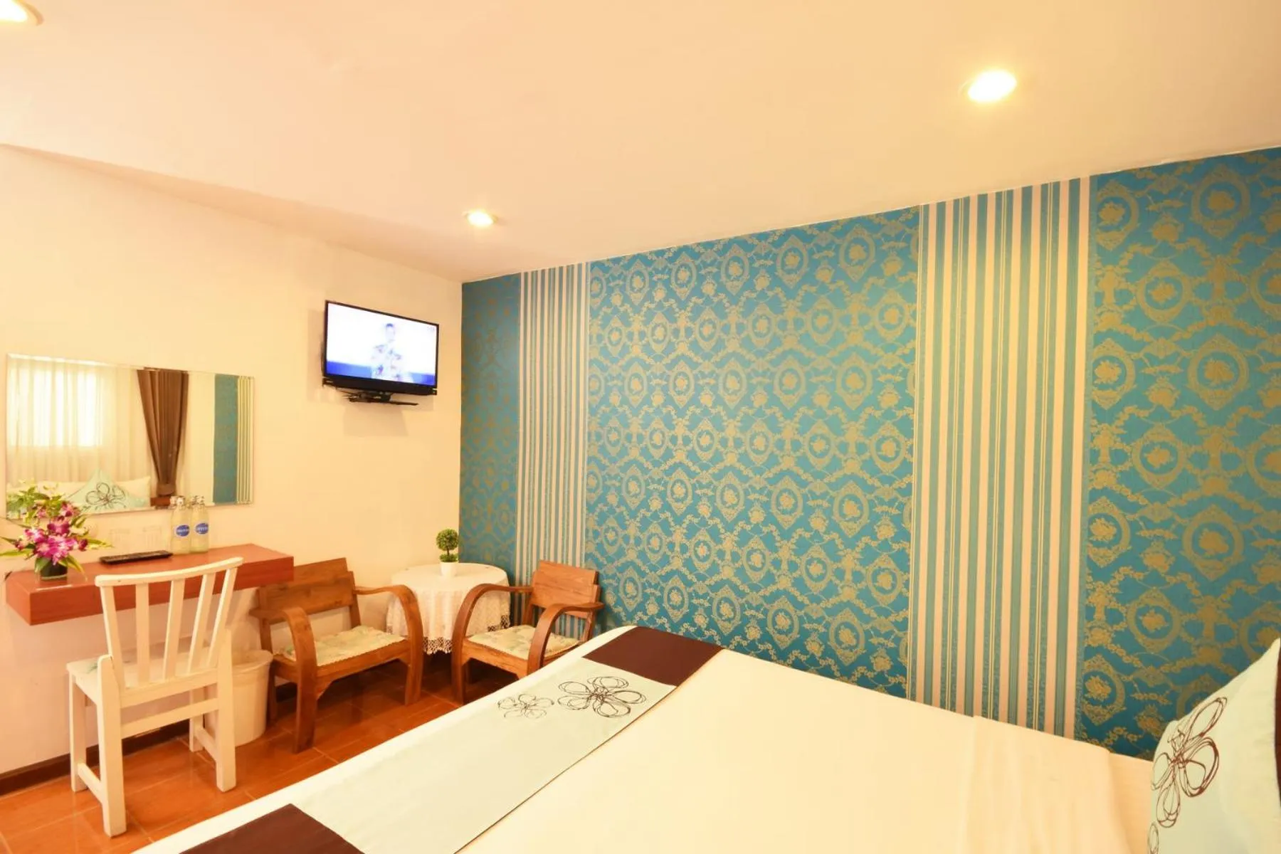 Bed in Blissotel Ratchada