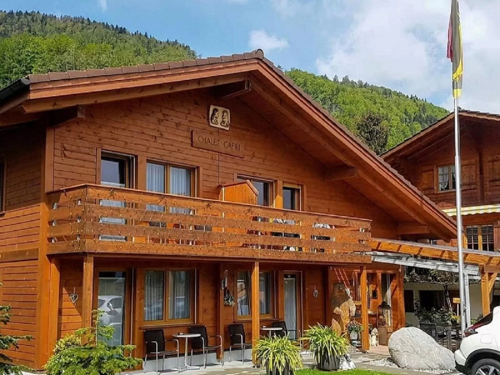 Property building in Chalet-Gafri - BnB - Frühstückspension und Gastfreundschaft
