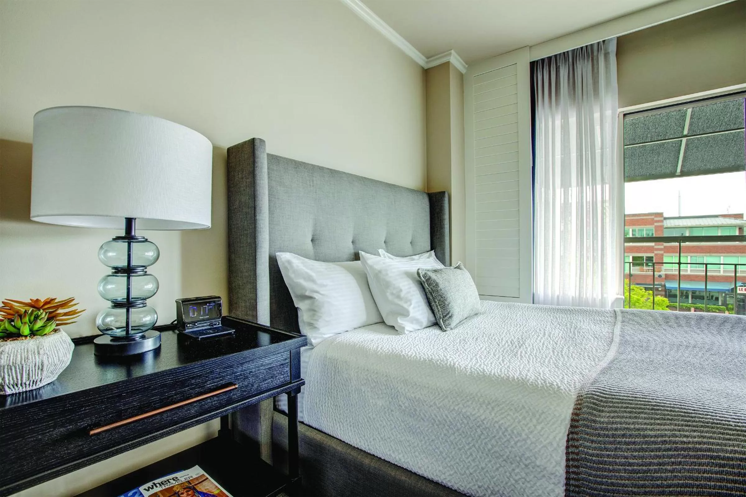 Bed in The Woodmark Hotel & Still Spa on Lake Washington