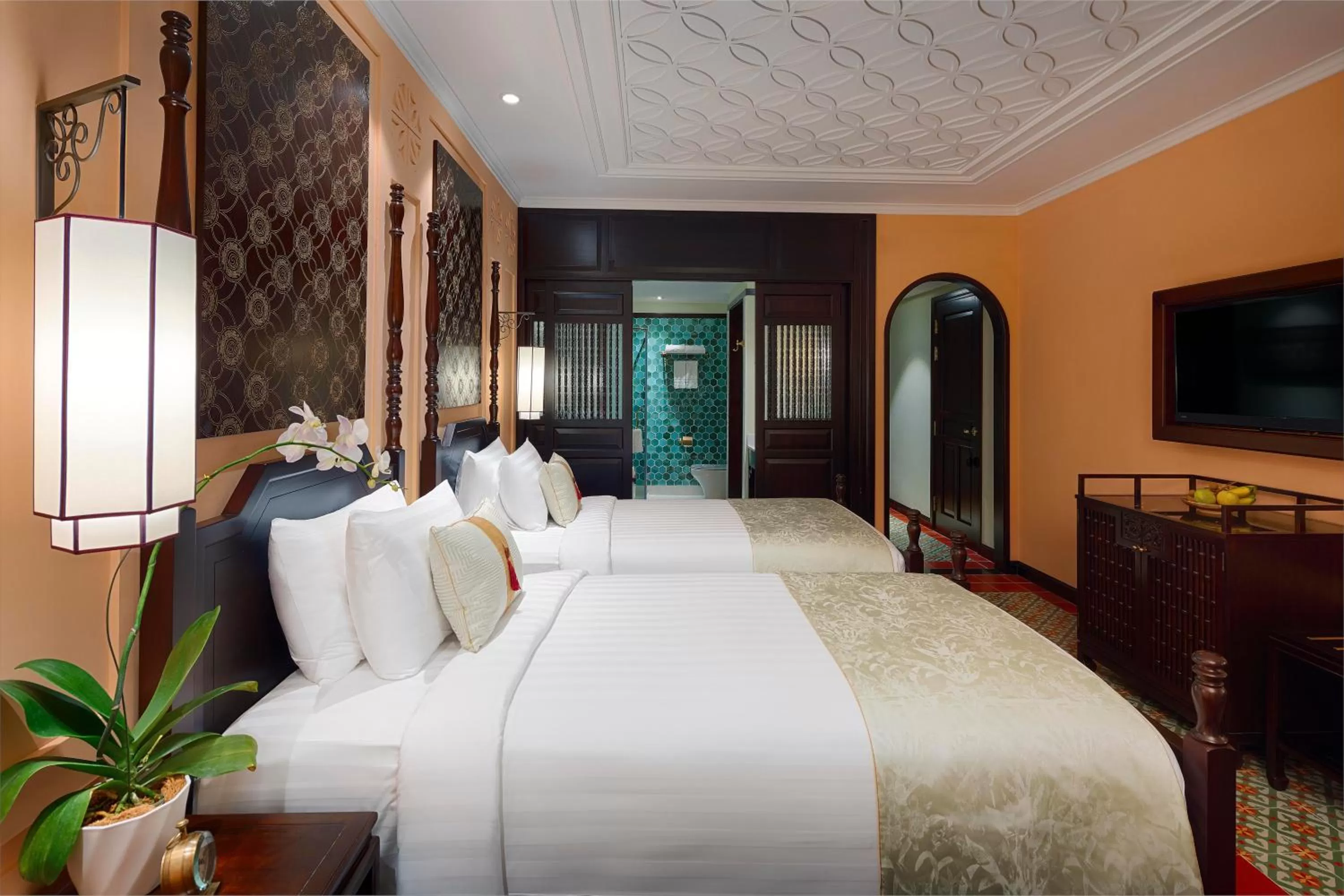 Bedroom, Bed in Little Riverside Hoi An . A Luxury Hotel & Spa