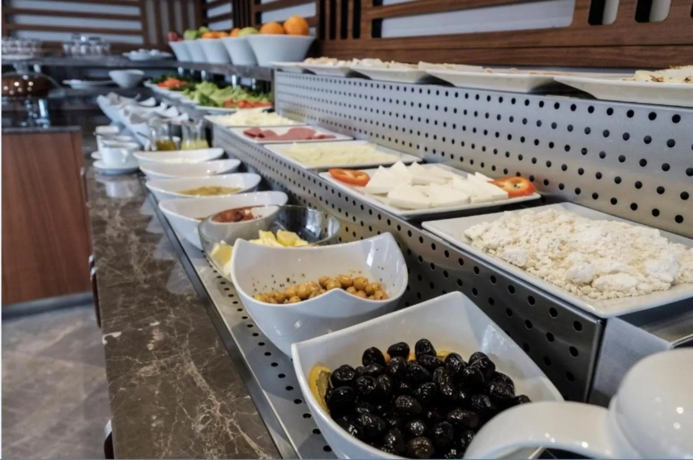 Buffet breakfast in Nordstern Hotel Galata